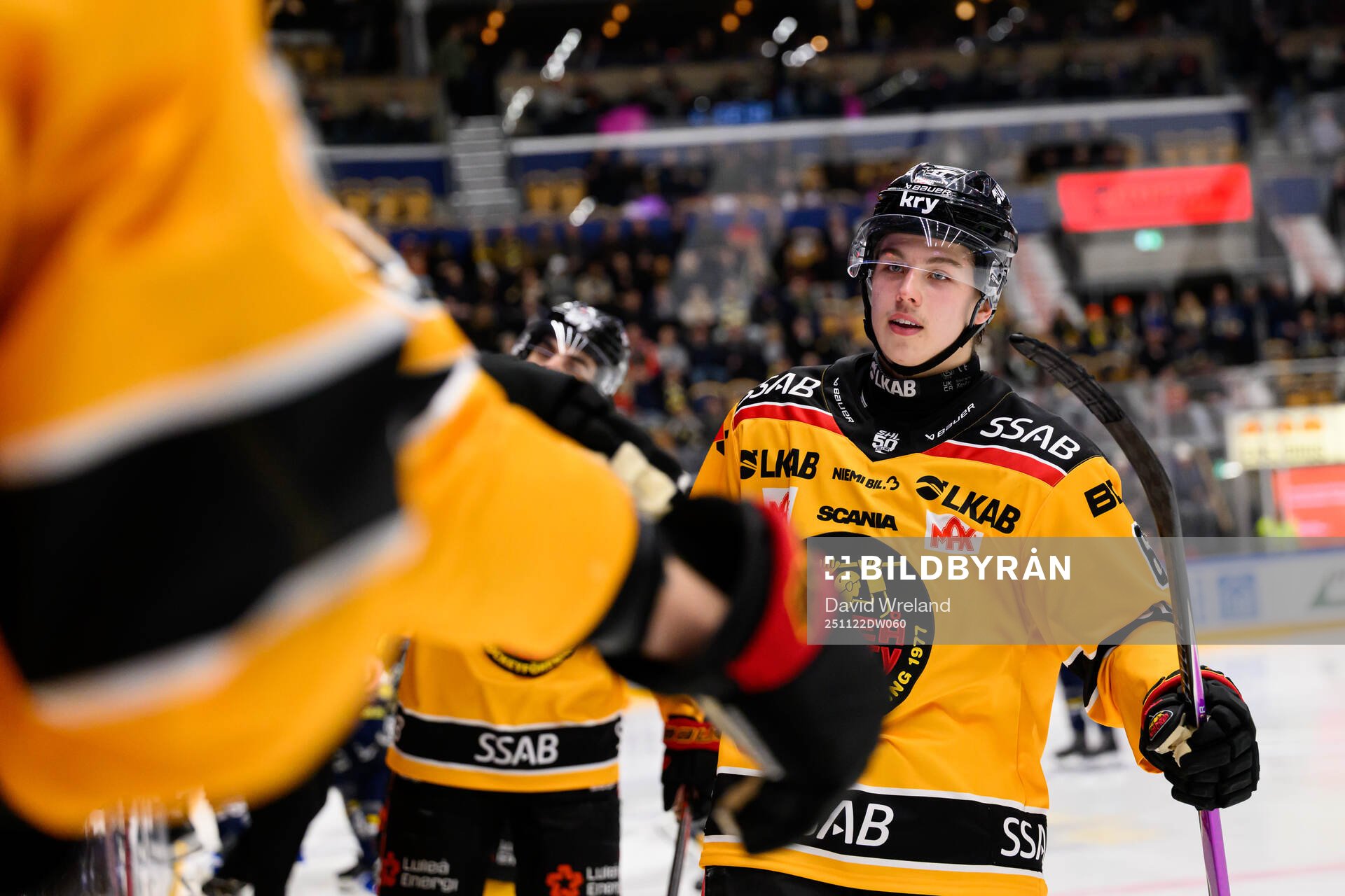 Luleås Isac Hedqvist jublar