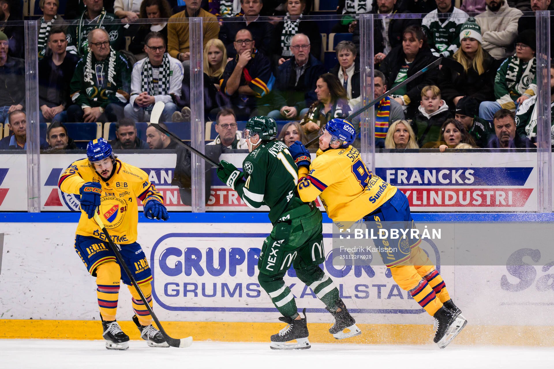 Djurgårdens Charles Hudon och Colby Sissons