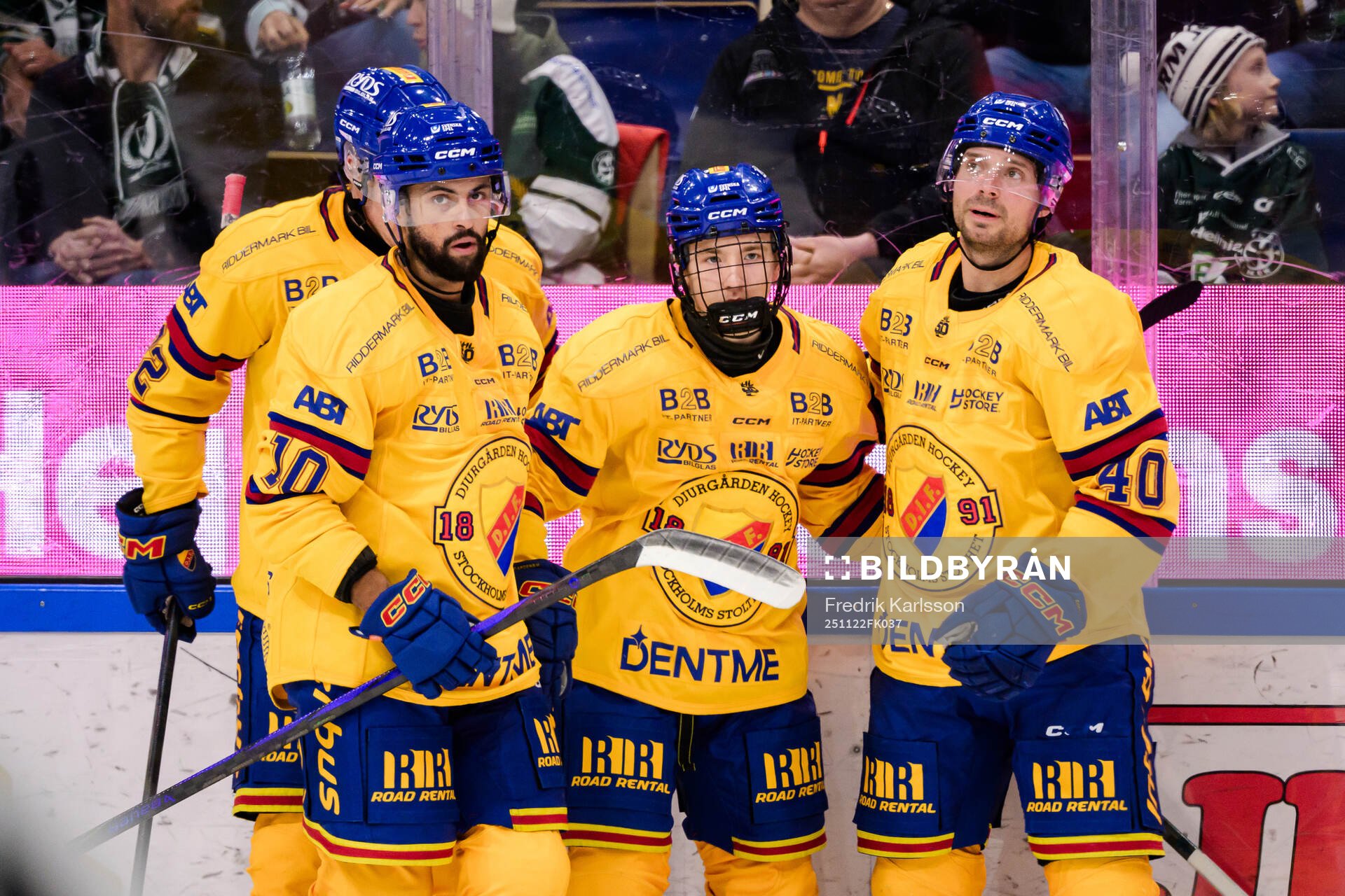 Djurgårdens Oliver Kylington, Viggo Björck och Jacob