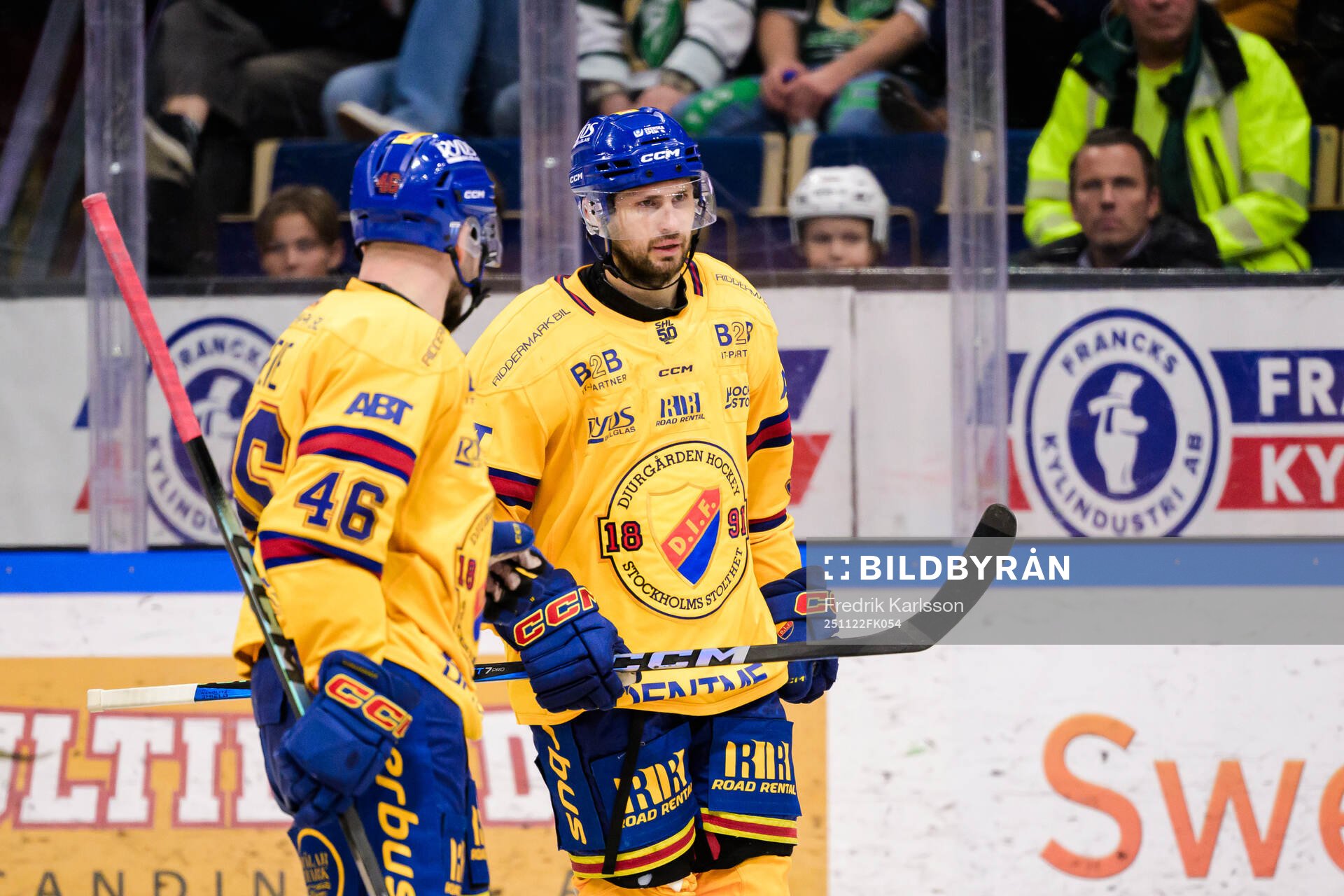 Djurgårdens Marcus Krüger jublar
