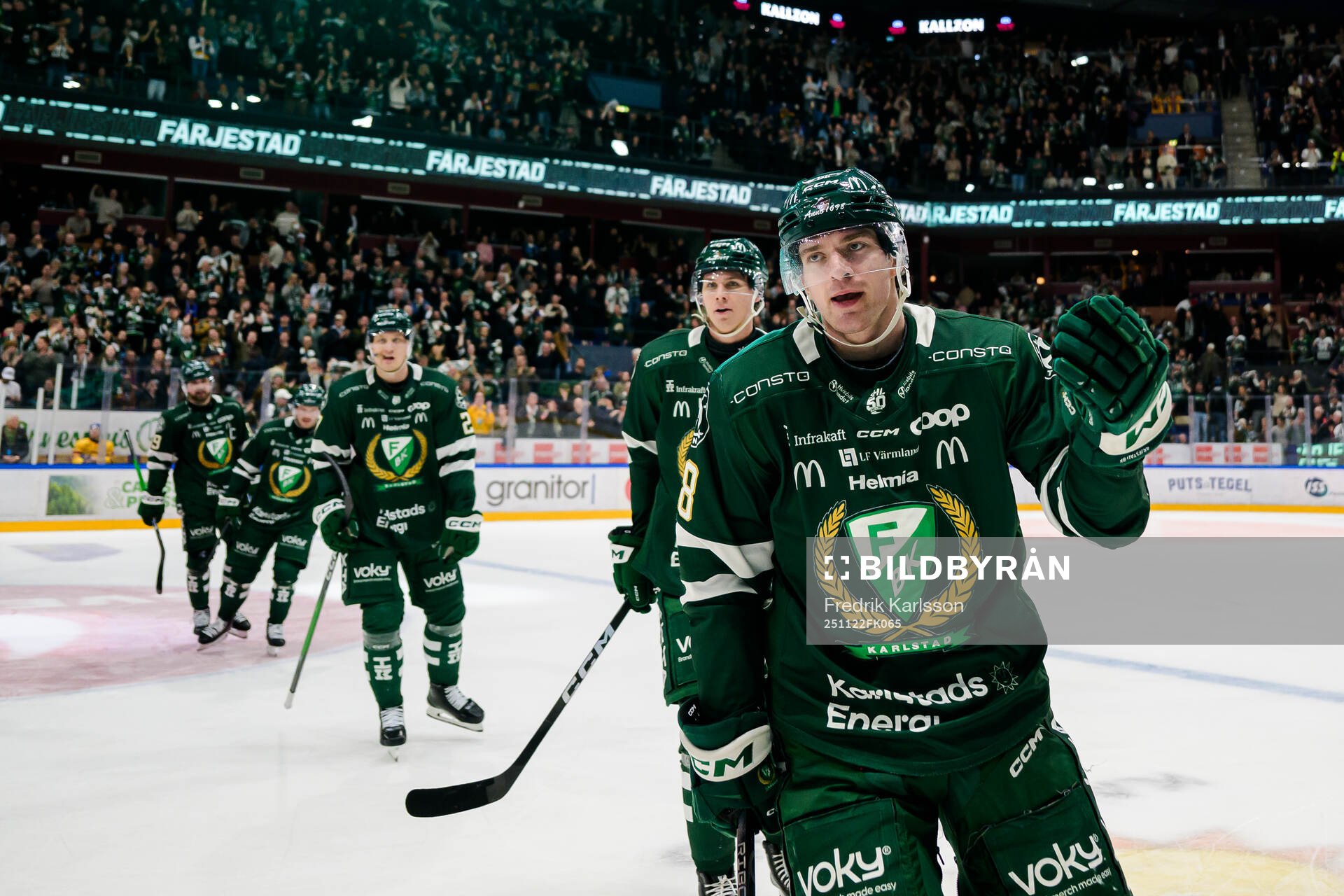 Färjestads Marian Studenic jublar