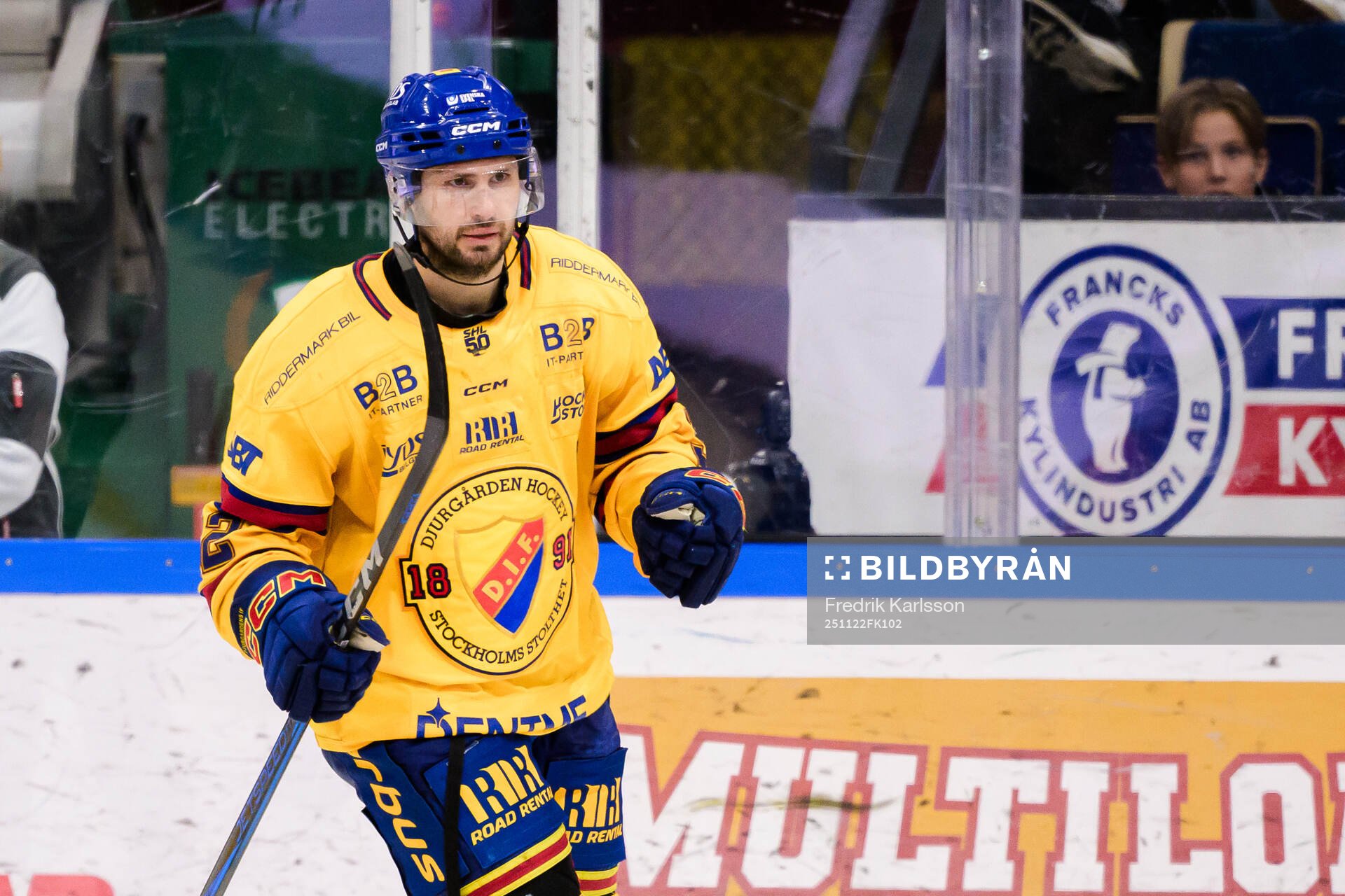 Djurgårdens Marcus Krüger jublar