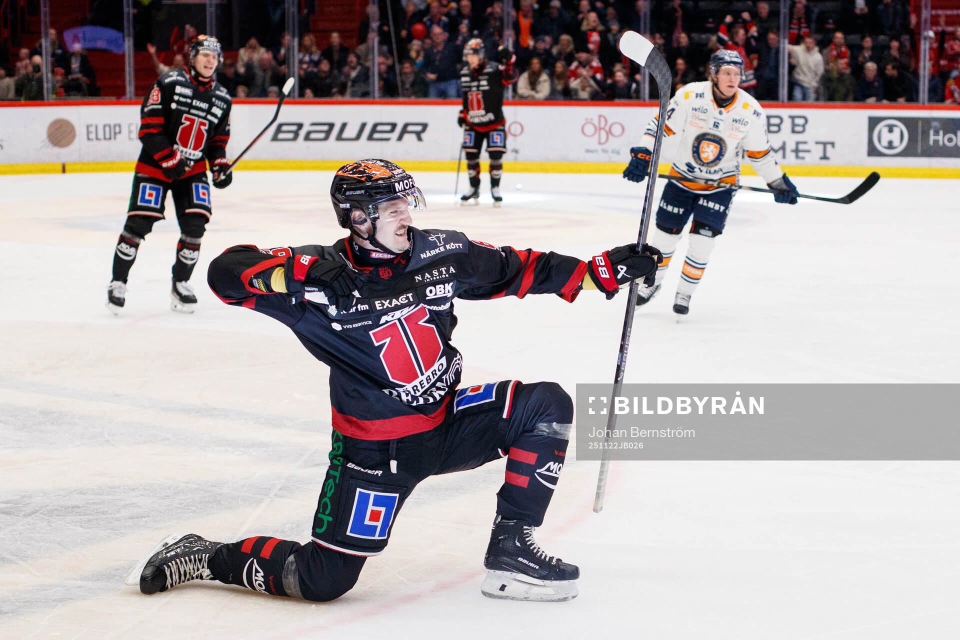 Örebros Patrik Karlkvist jublar