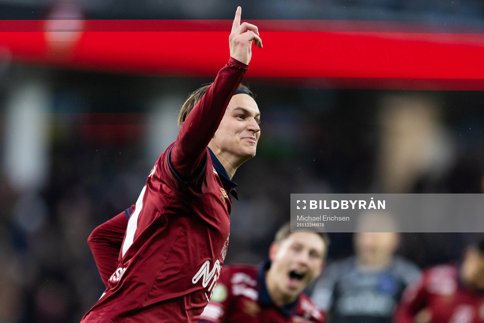 Örgrytes Noah Christoffersson jublar