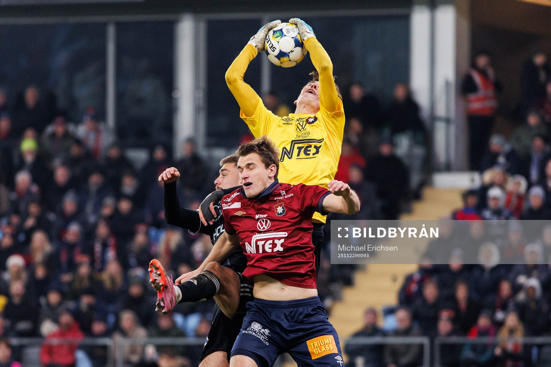 Örgrytes Christoffer Styffe och målvakt Hampus Gustafsson