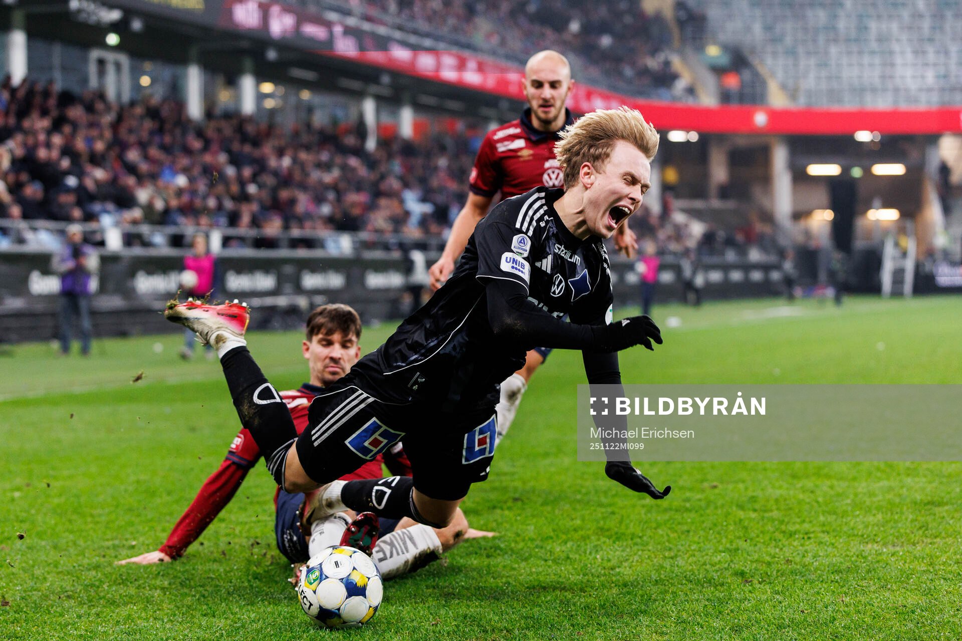 Örgrytes Daniel Paulson och IFK Norrköpings Isak Andri