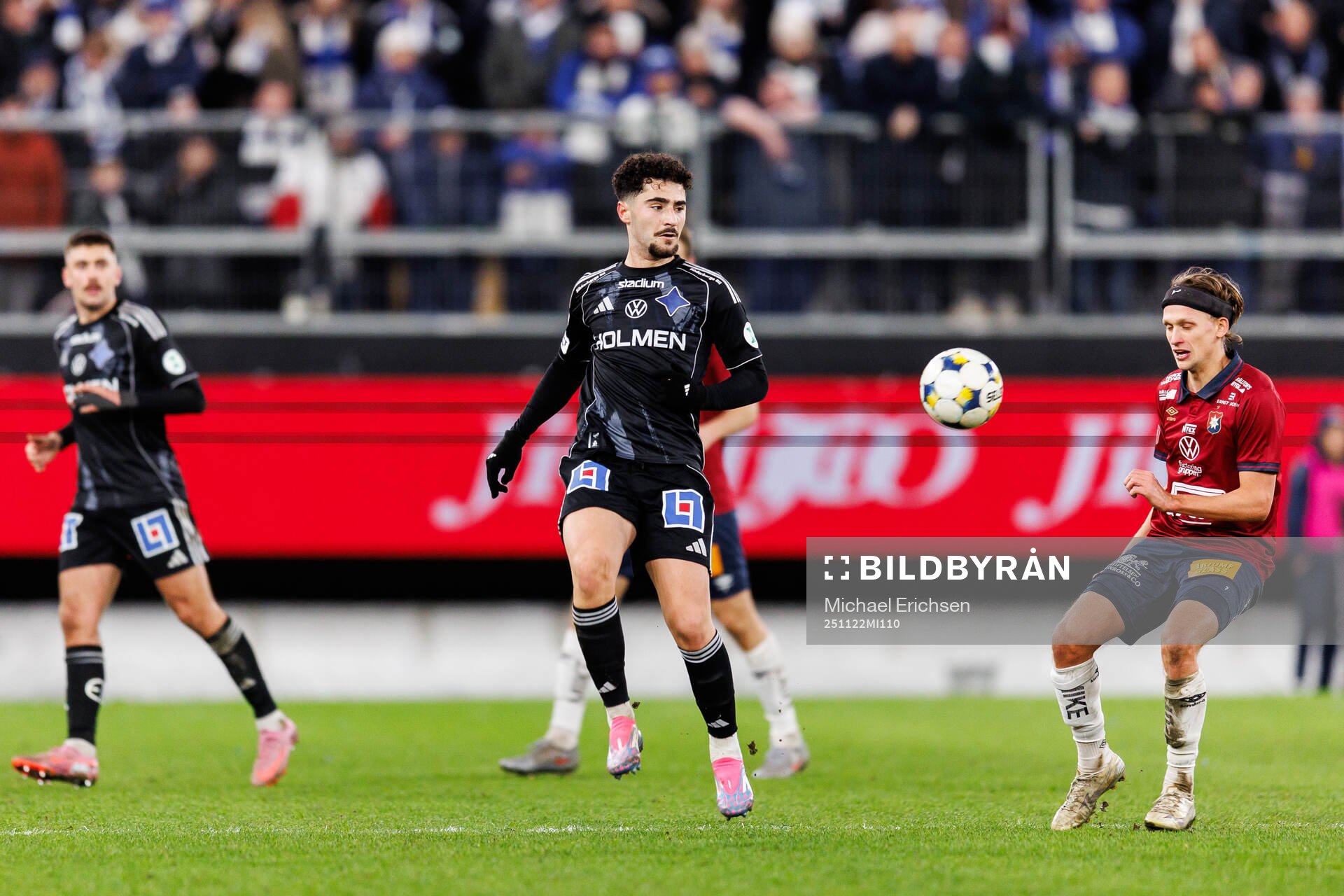 IFK Norrköpings Ismet Lushaku och Örgrytes Charlie