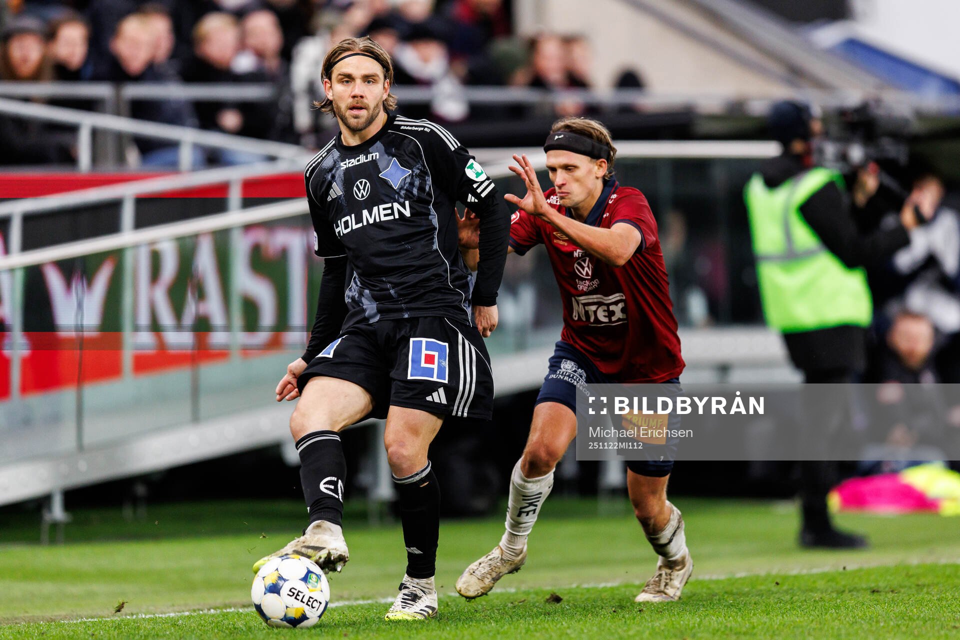 IFK Norrköpings Christoffer Nyman och Örgrytes Charlie