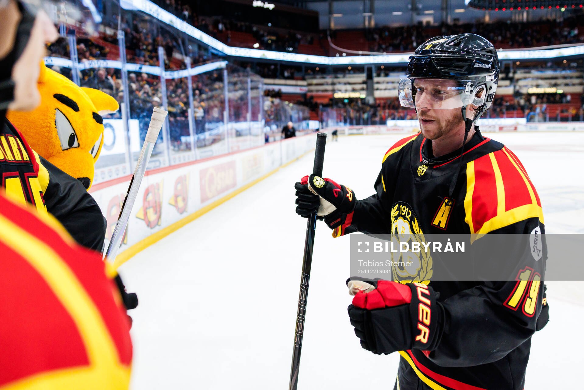 Brynäs Nicklas Bäckström jublar