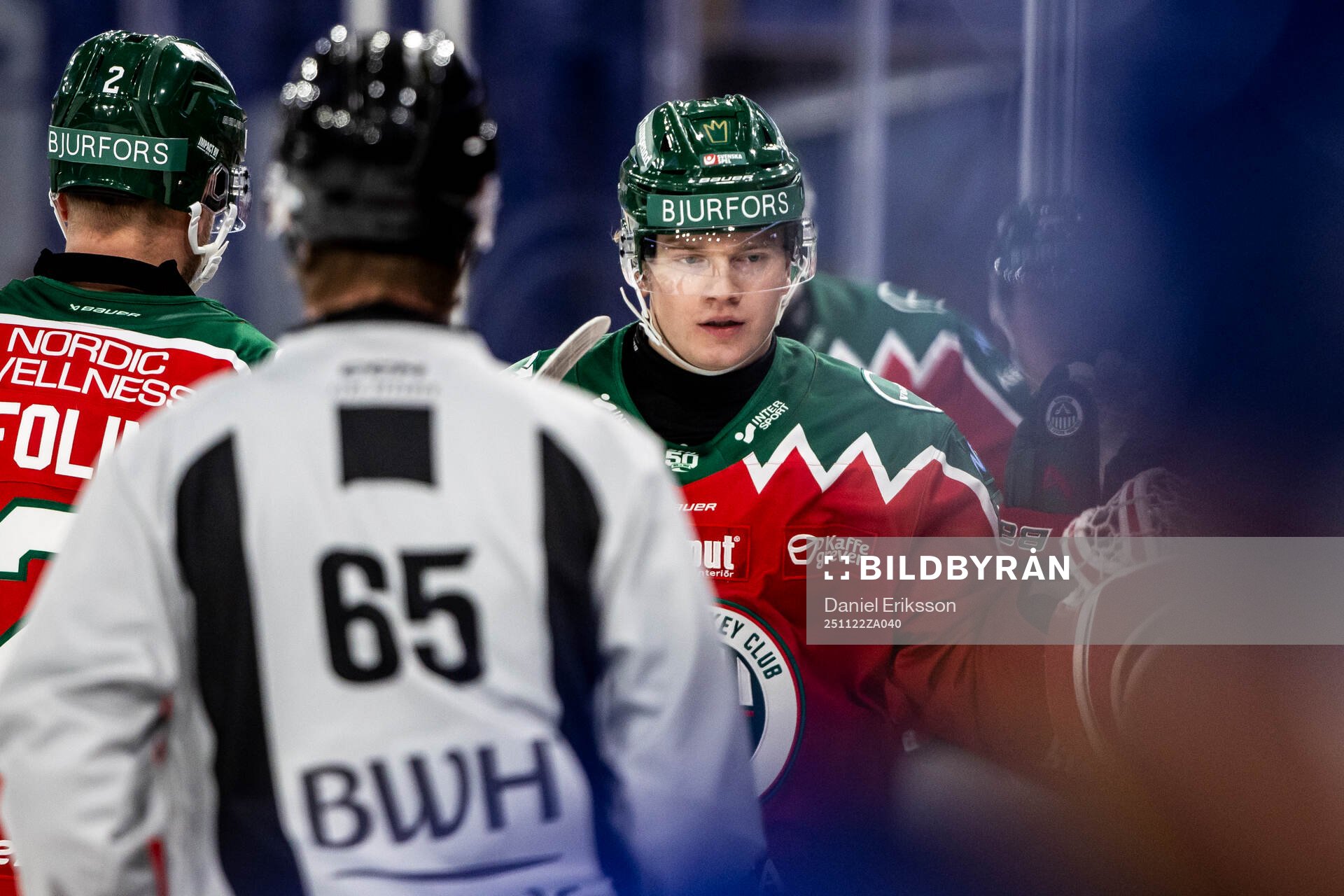Frölundas Max Lindholm jubel 1-2