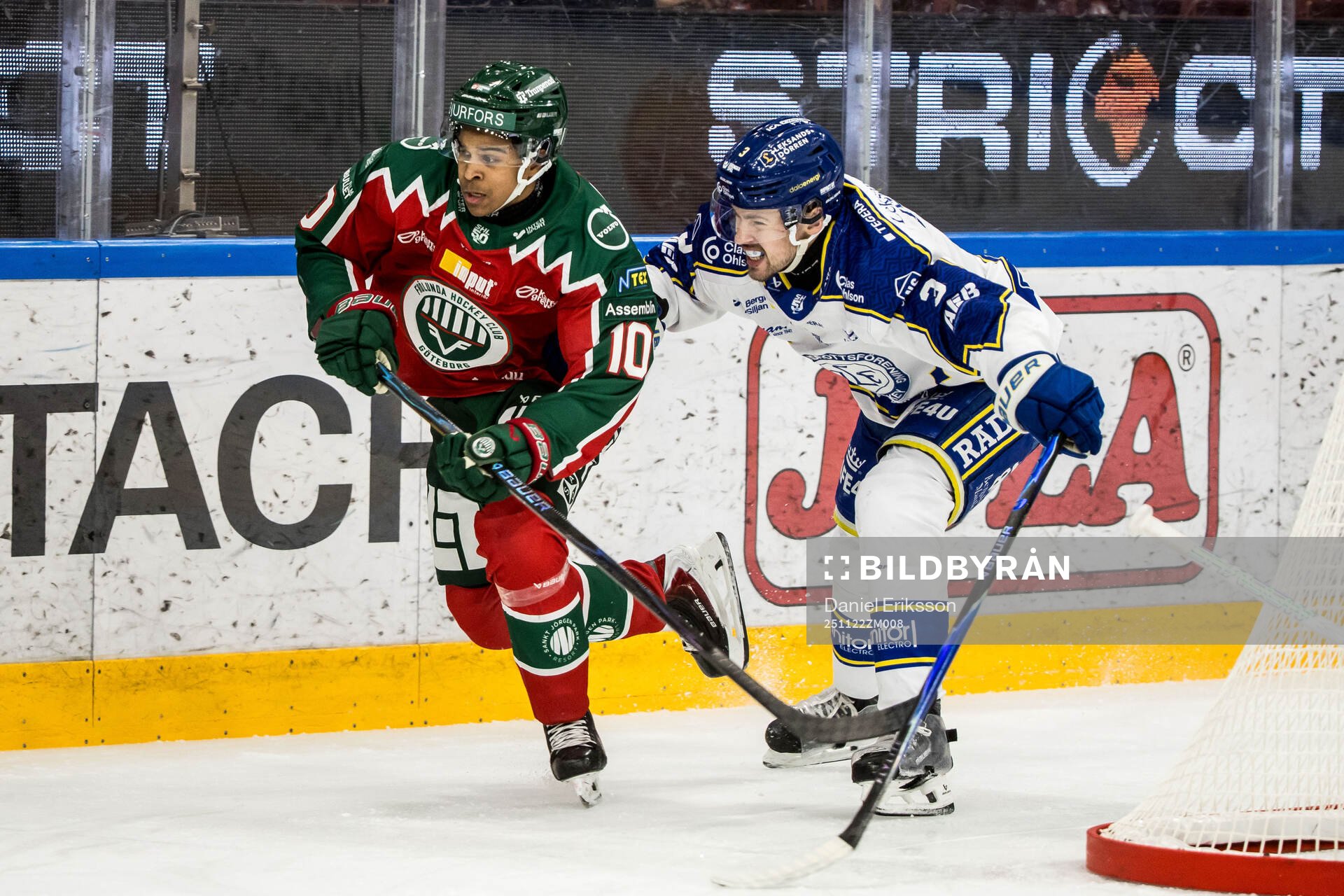 Frölundas Max Westergård och Leksands Fred Nilsson