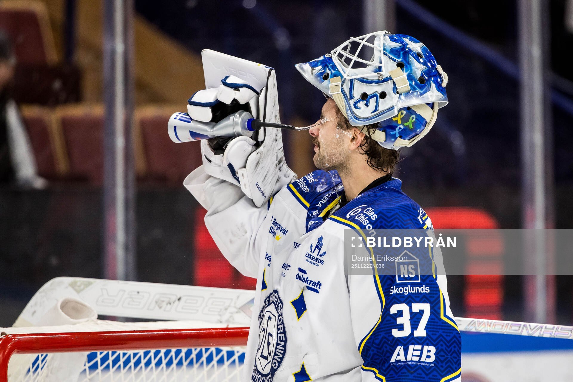 Leksands målvakt Jakob Hellsten
