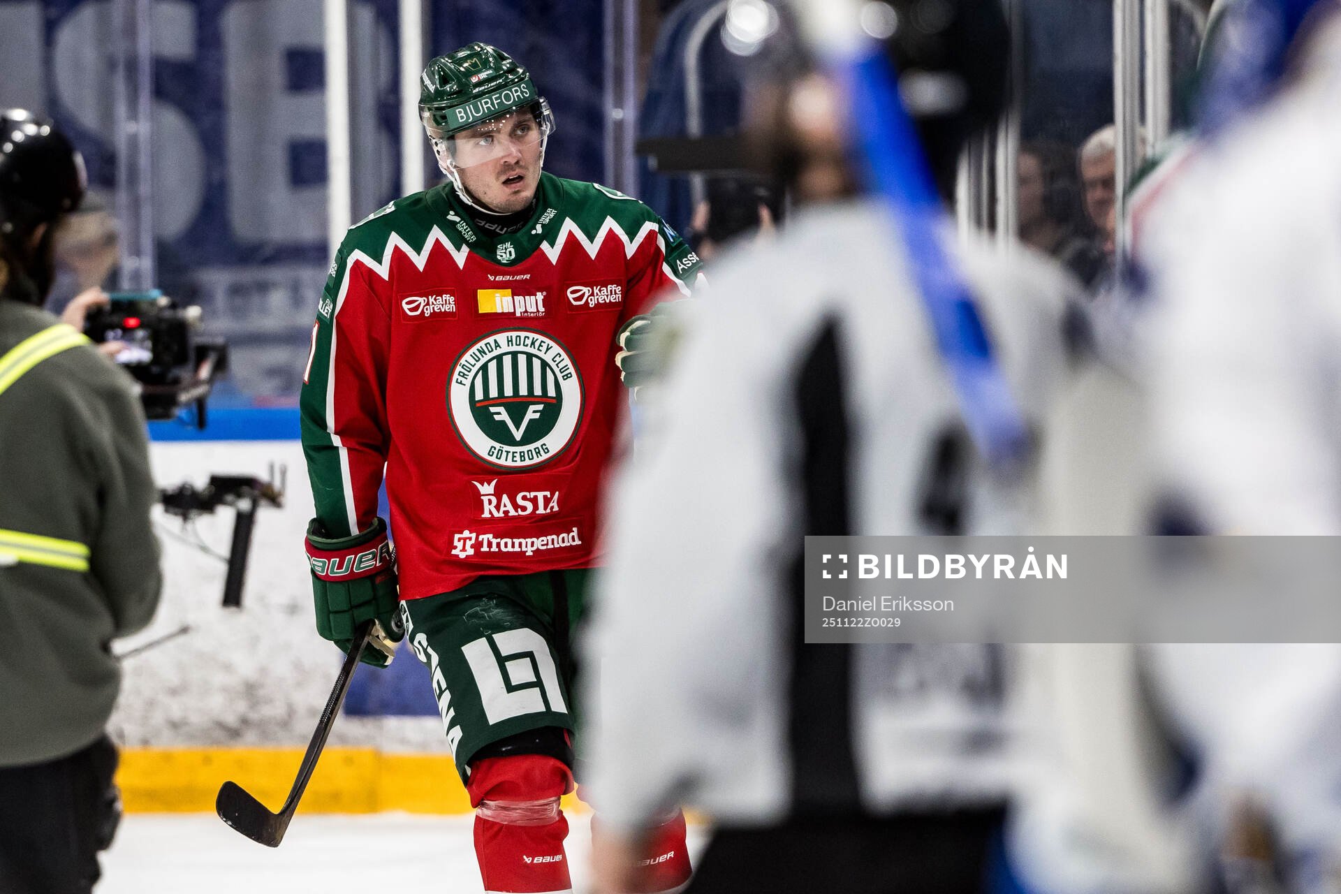 Frölundas Max Lindholm jublar