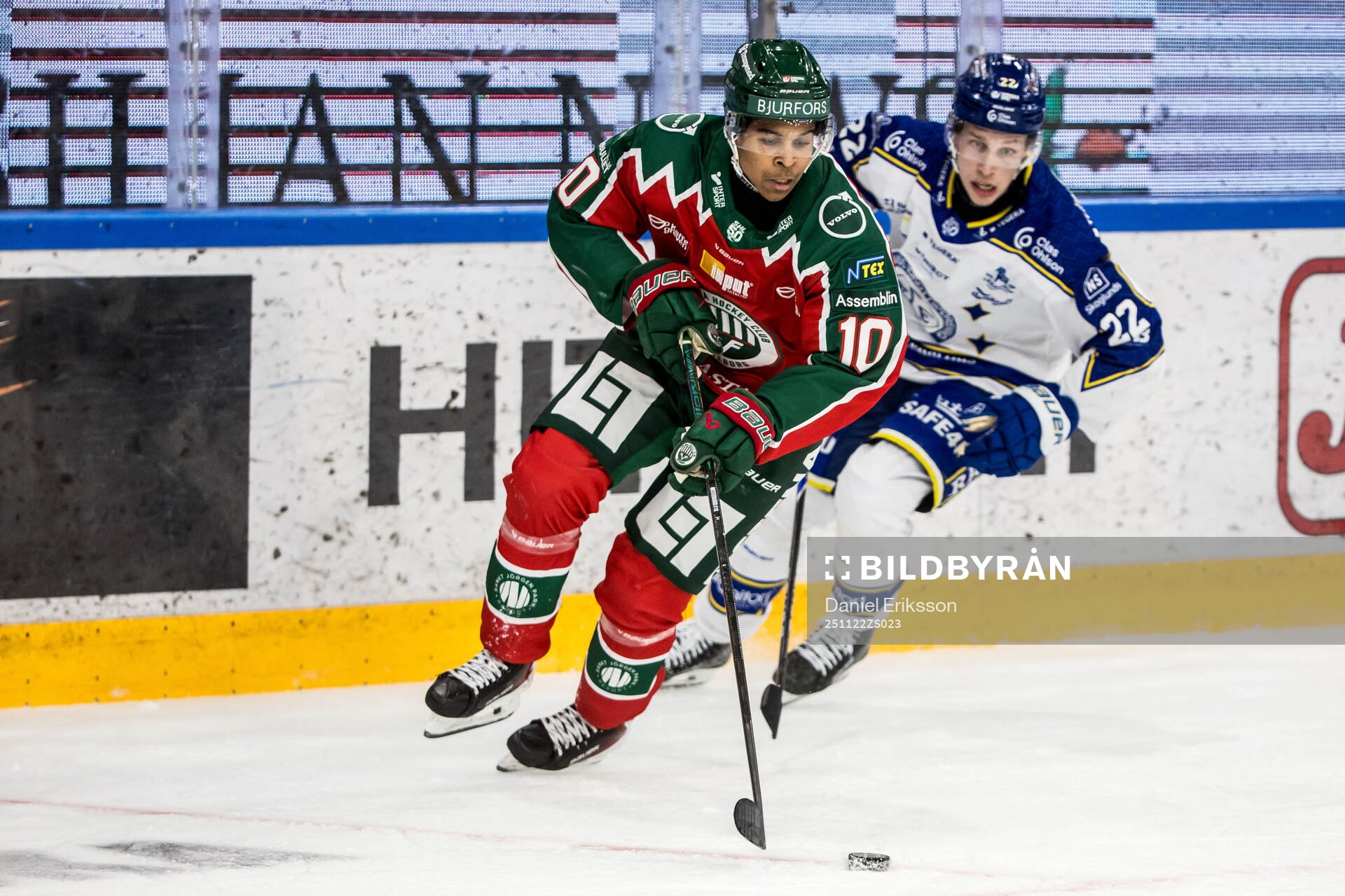 Frölundas Max Westergård och Leksands Lukas Vejdemo