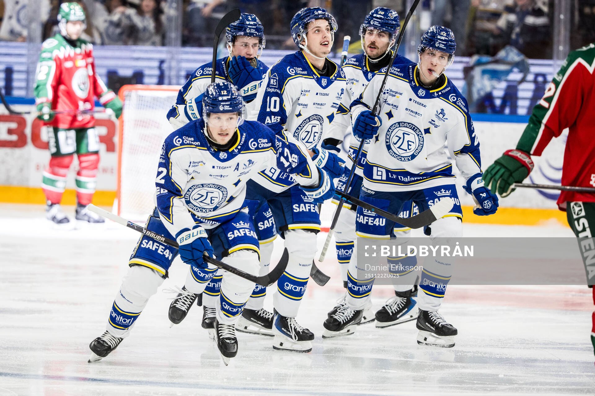Leksands Kalle Östman jublar