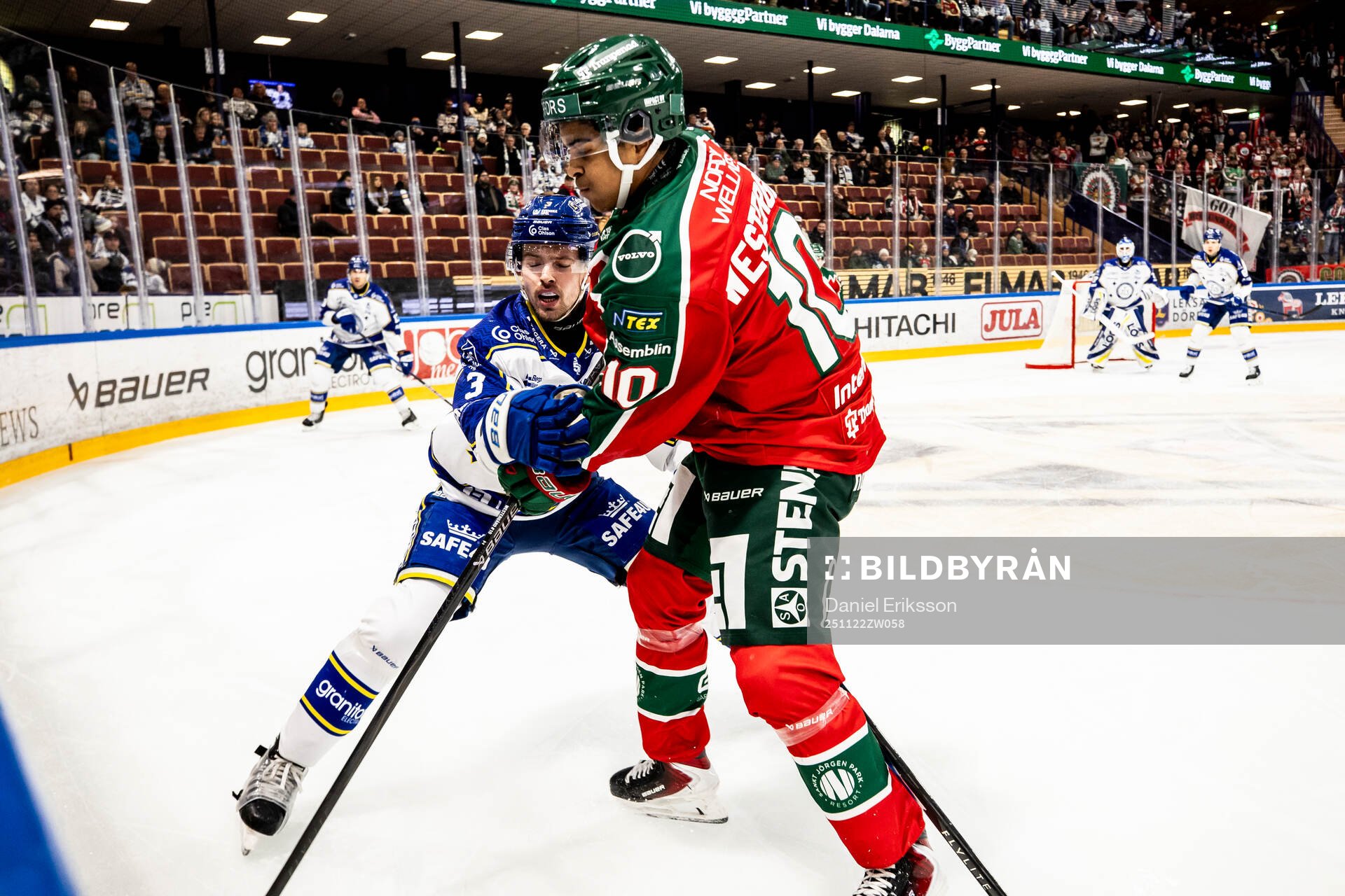 Leksands Fred Nilsson och Frölundas Max Westergård