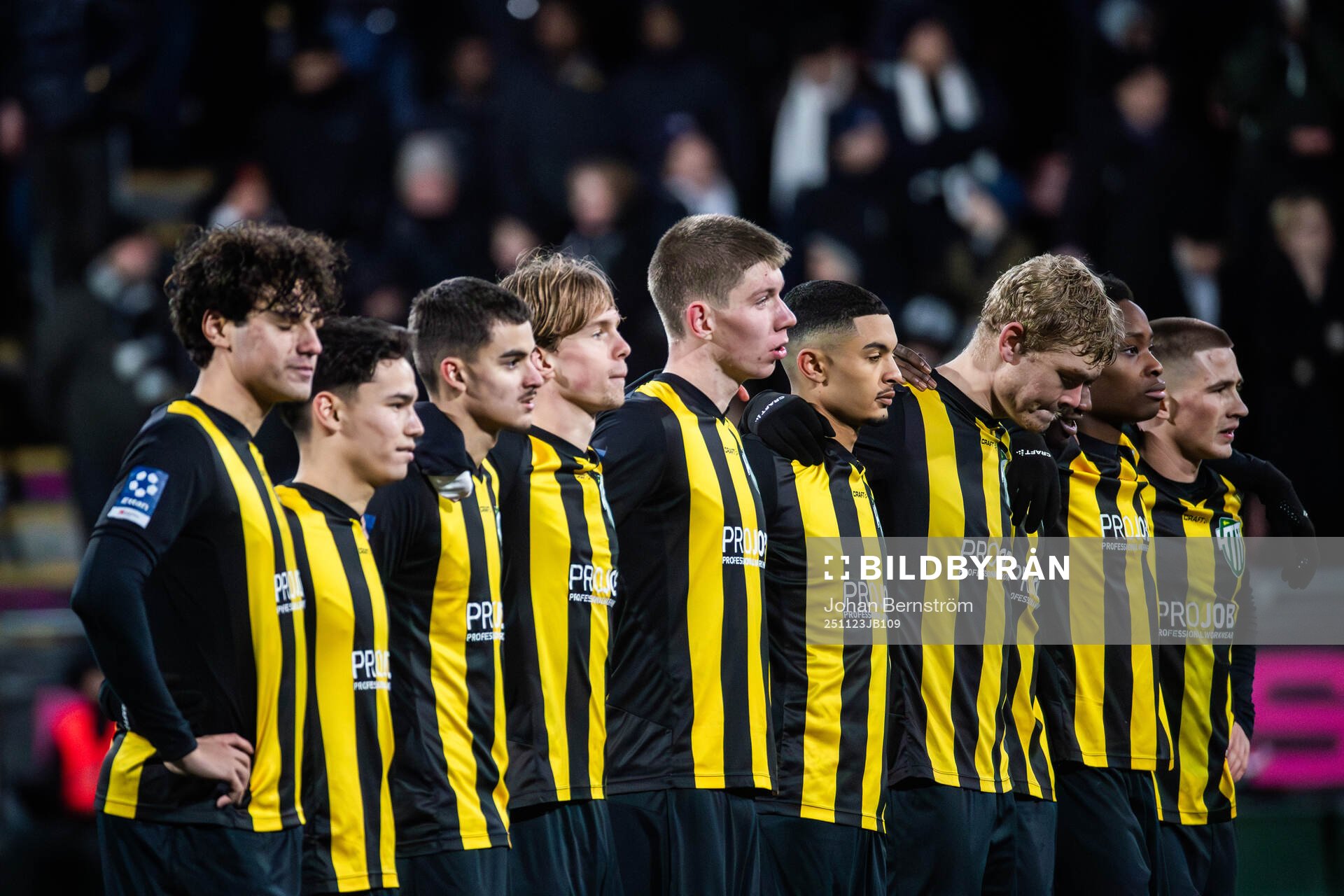 Hammarby TFFs spelare deppar