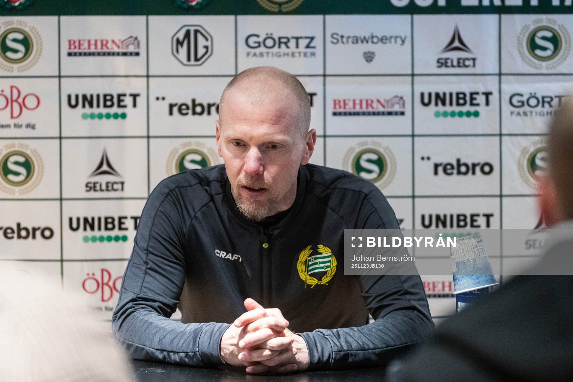Hammarby TFFs huvudtränare Fredrik Samuelsson