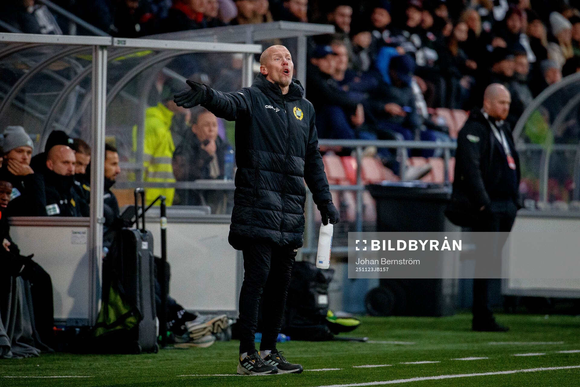 Hammarby TFFs huvudtränare Fredrik Samuelsson