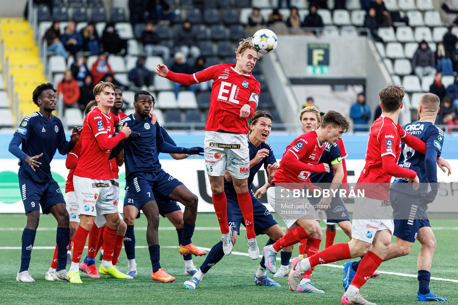 Norrbys Vidar Svendsén fotbollsmatchen i kvalet till