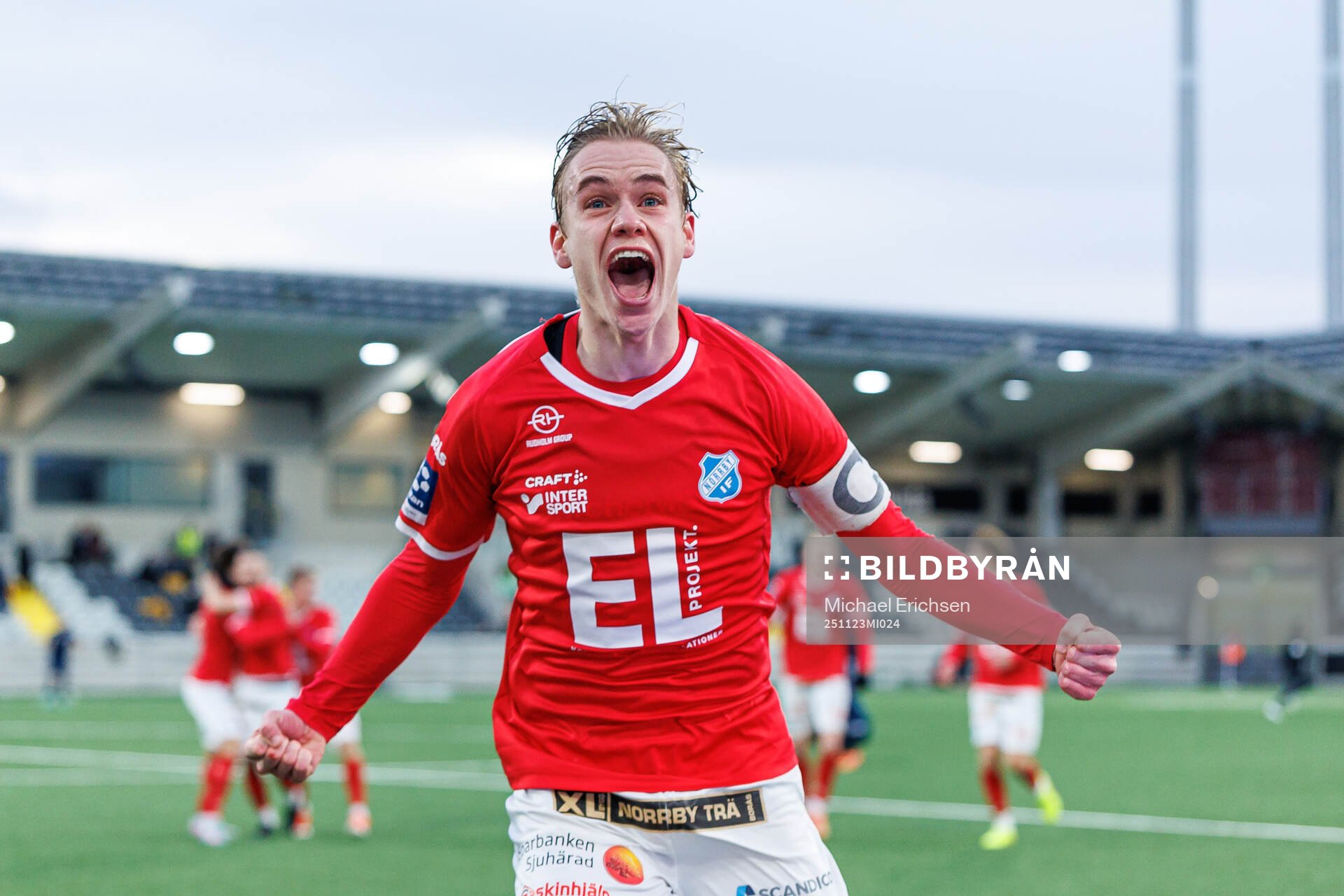 Norrbys Vidar Svendsén jublar