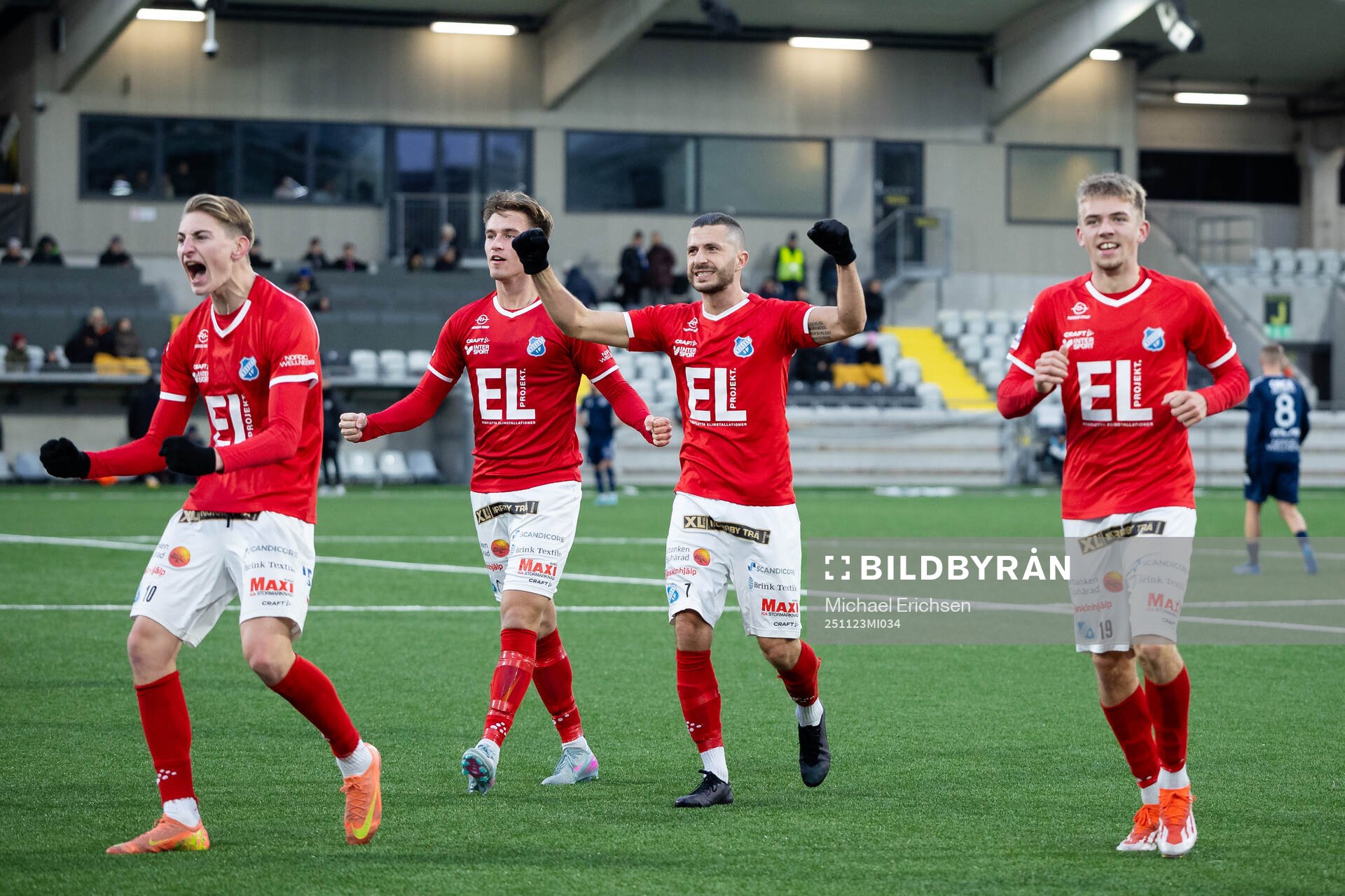 Norrbys spelare jublar