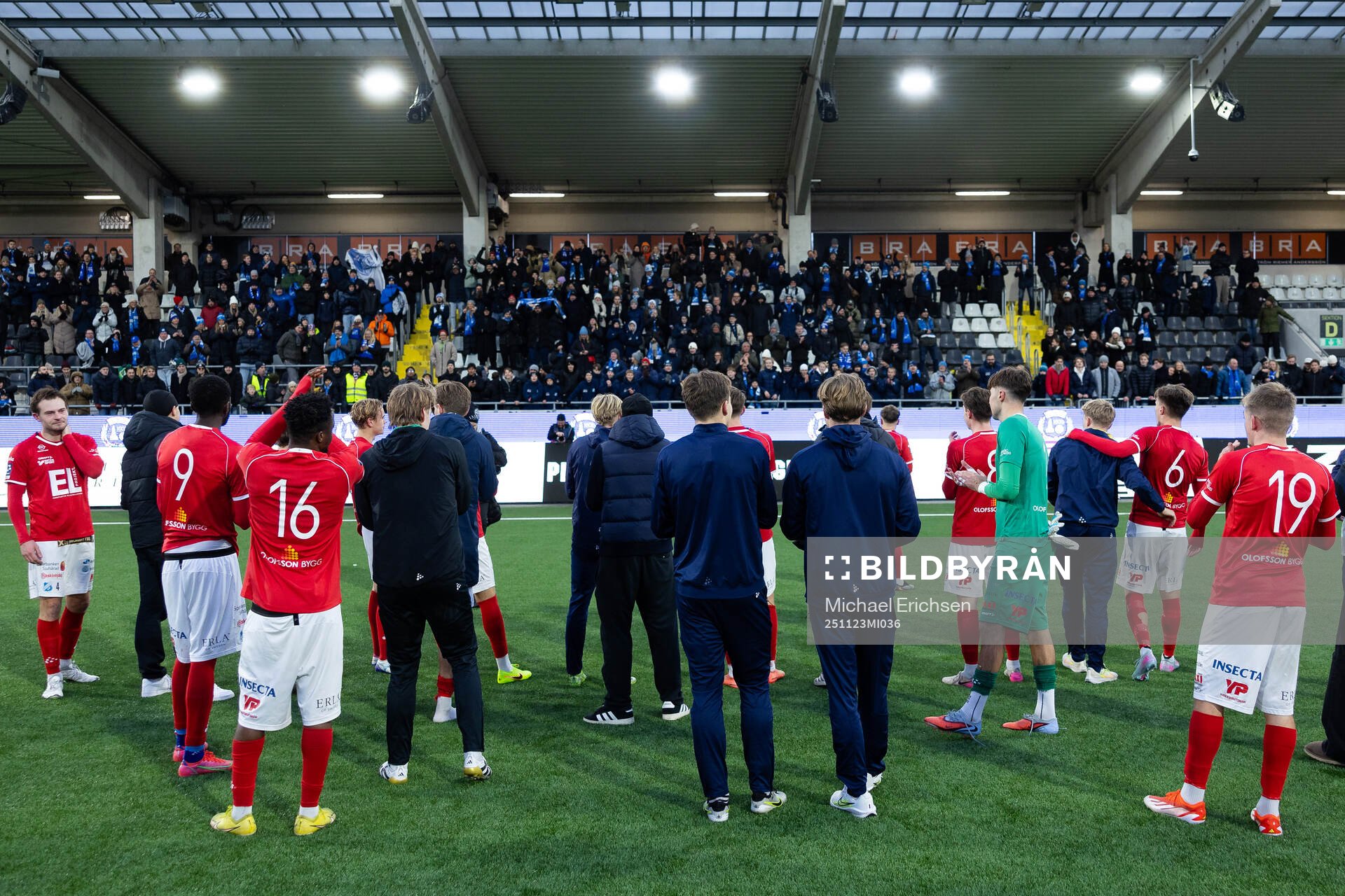 Norrbys spelare jublar