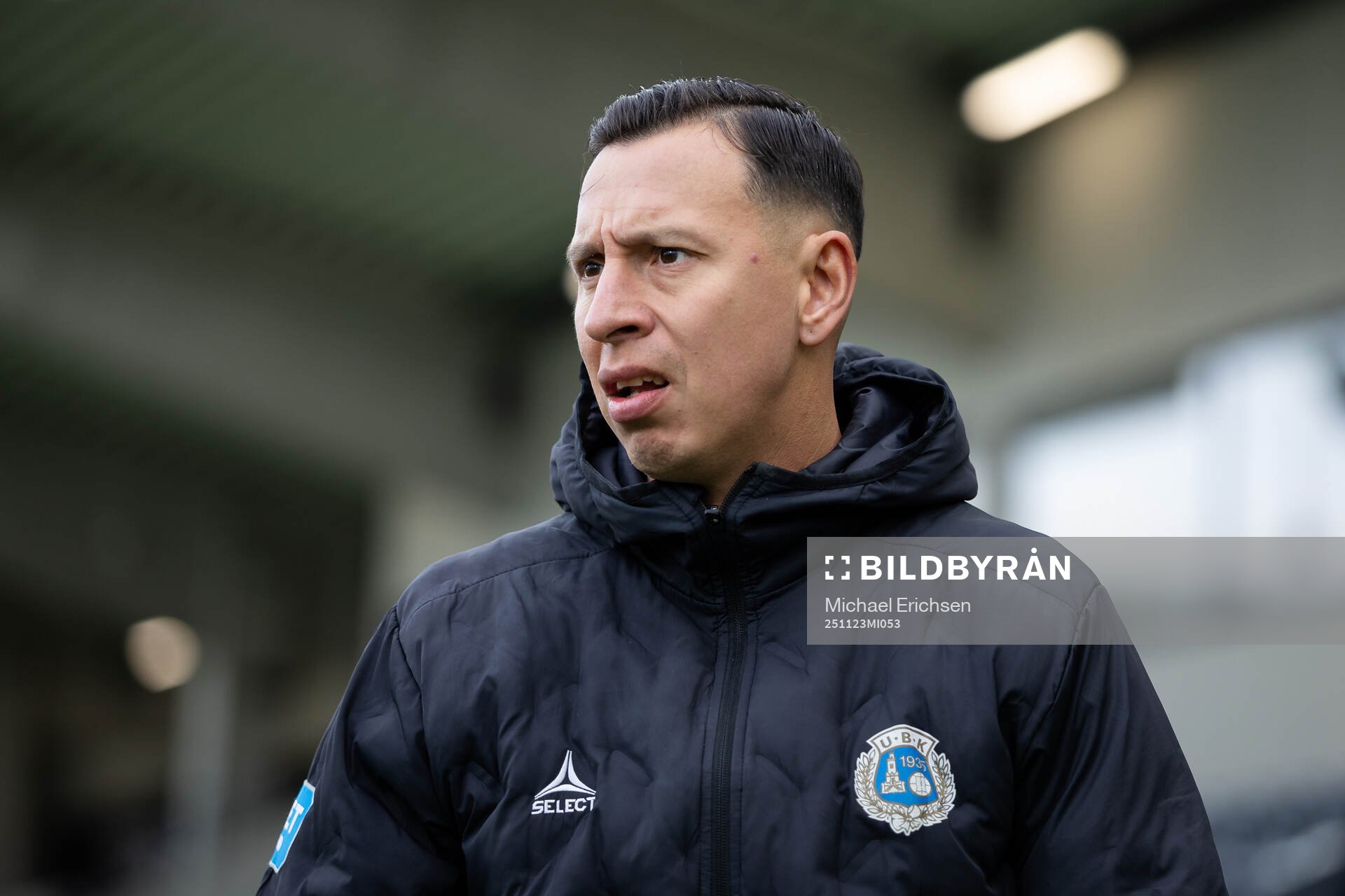 Utsiktens tränare Martin Smedberg Dalence