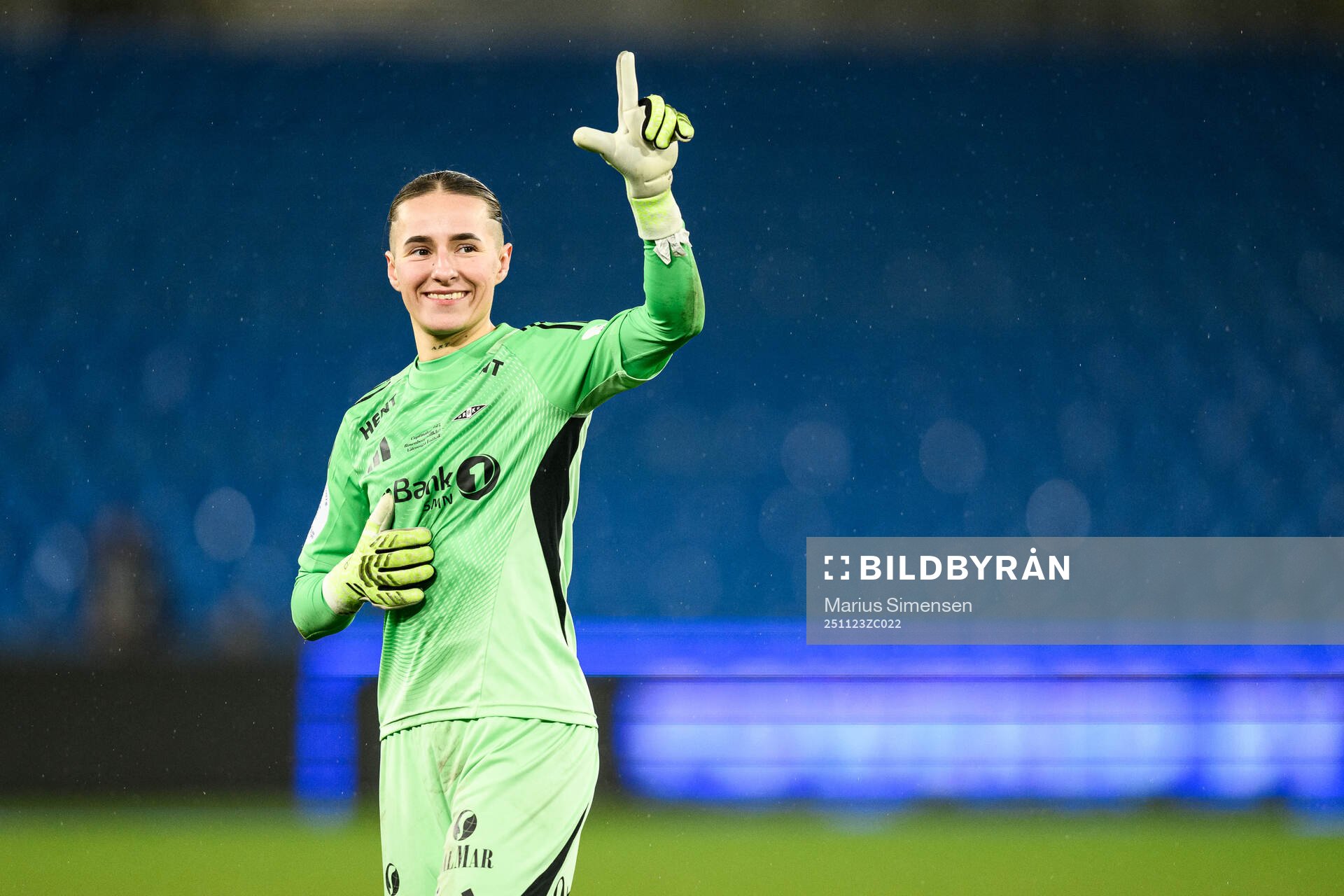 Goalkeeper Rugile Maria Rulyte of Rosenborg