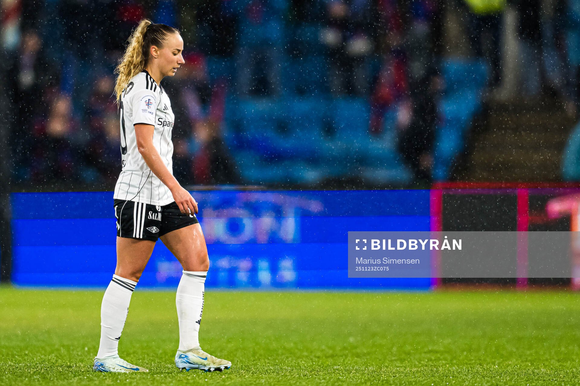 Milena Kokosz of Rosenborg looks dejected