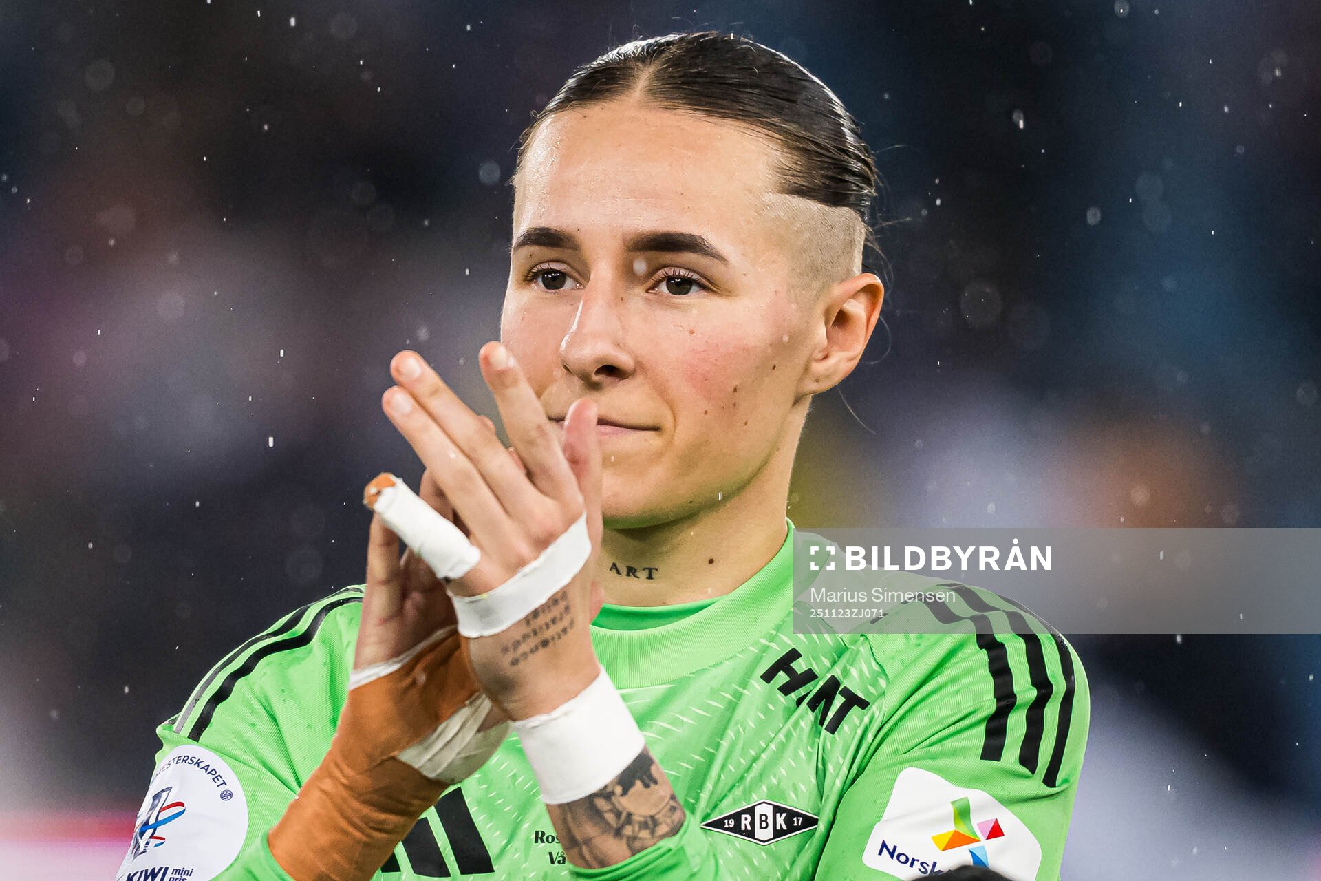 Goalkeeper Rugile Maria Rulyte of Rosenborg