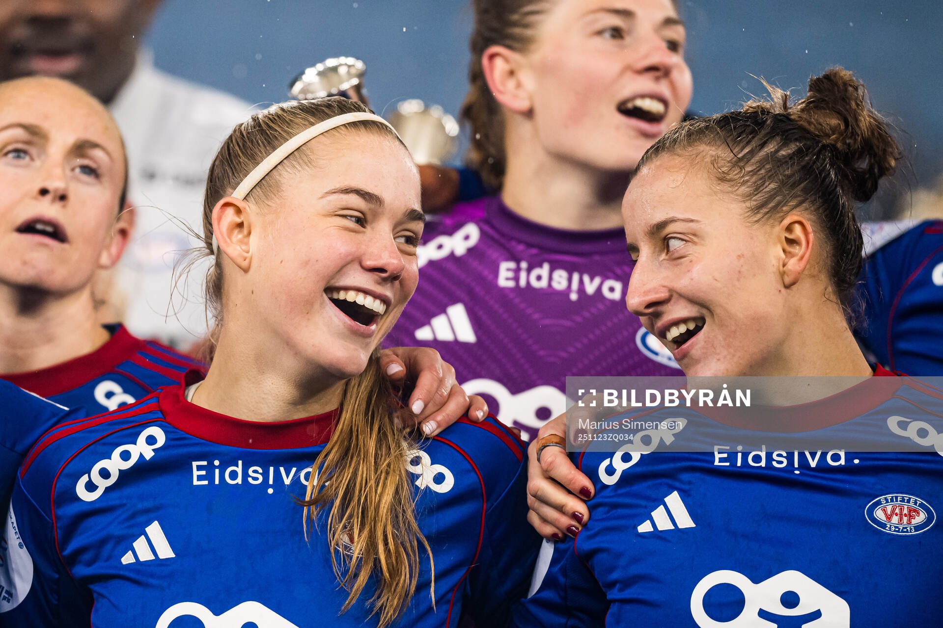 Sædis Run Heidarsdottir and Stine Nybø Brekken of