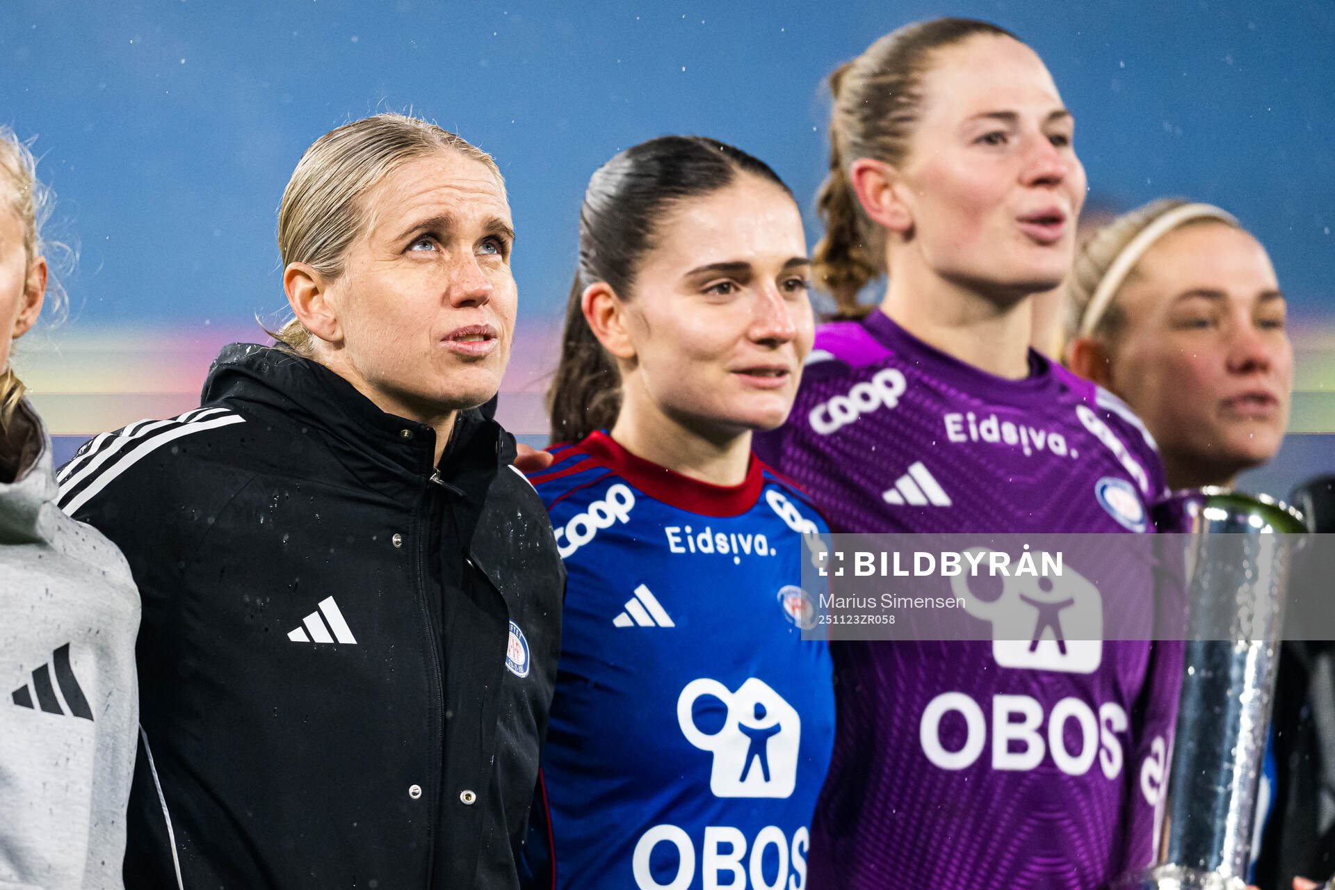 Elise Thorsnes of Vålerenga celebrates
