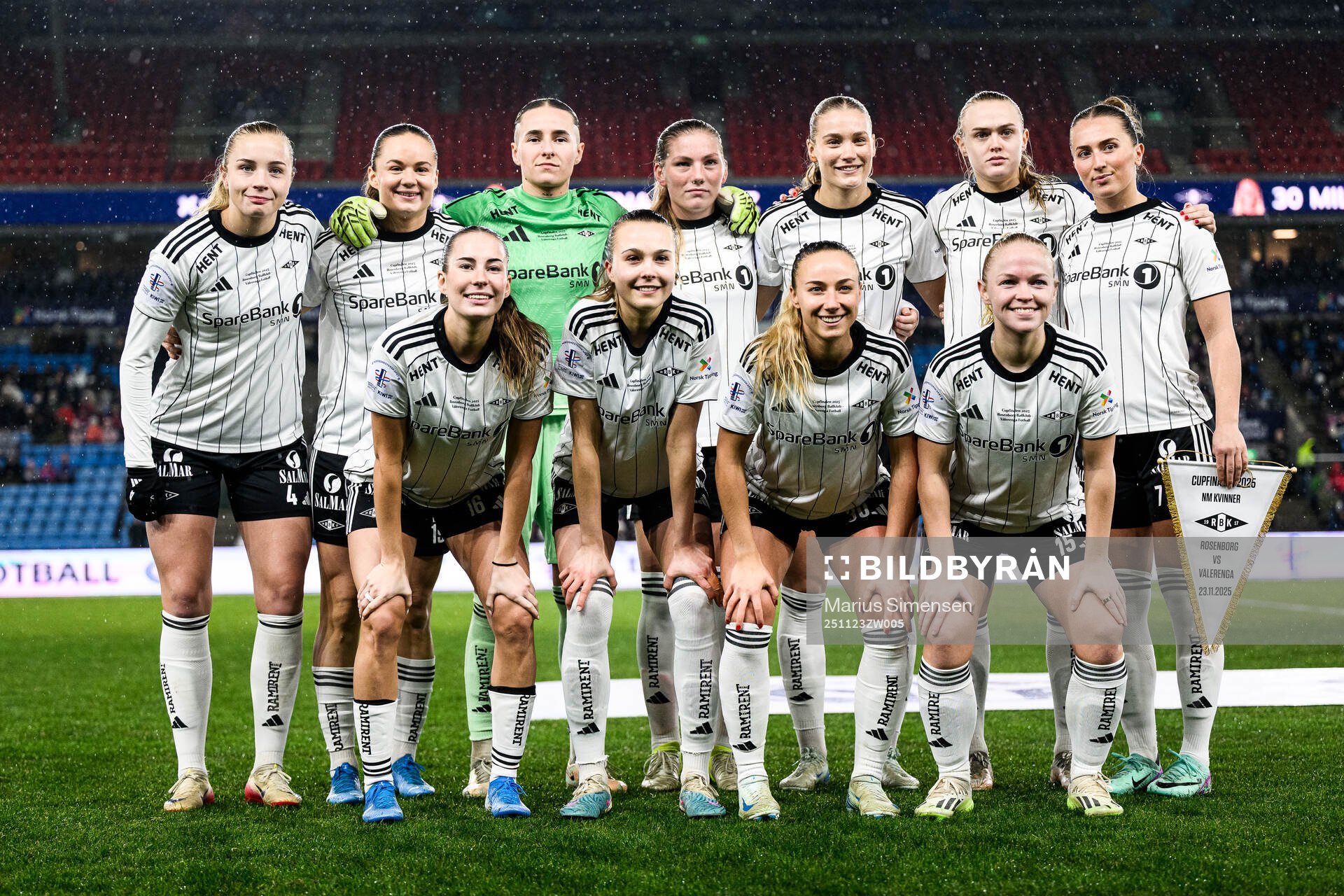 The starting eleven of Rosenborg