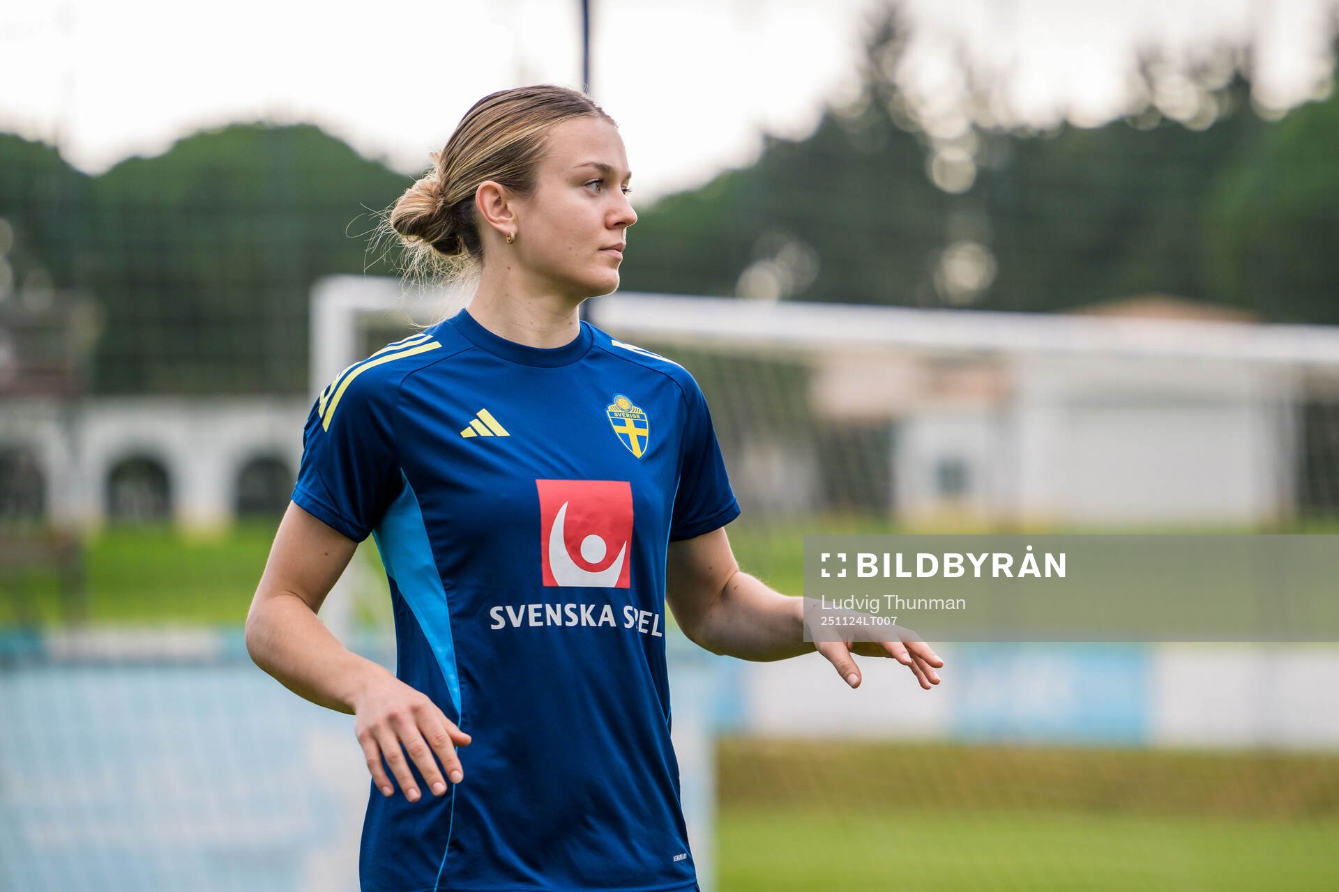 Beata Olsson of the women's national football team of