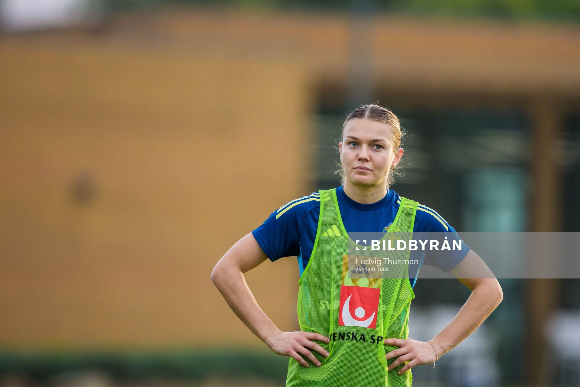 Beata Olsson of the women's national football team of