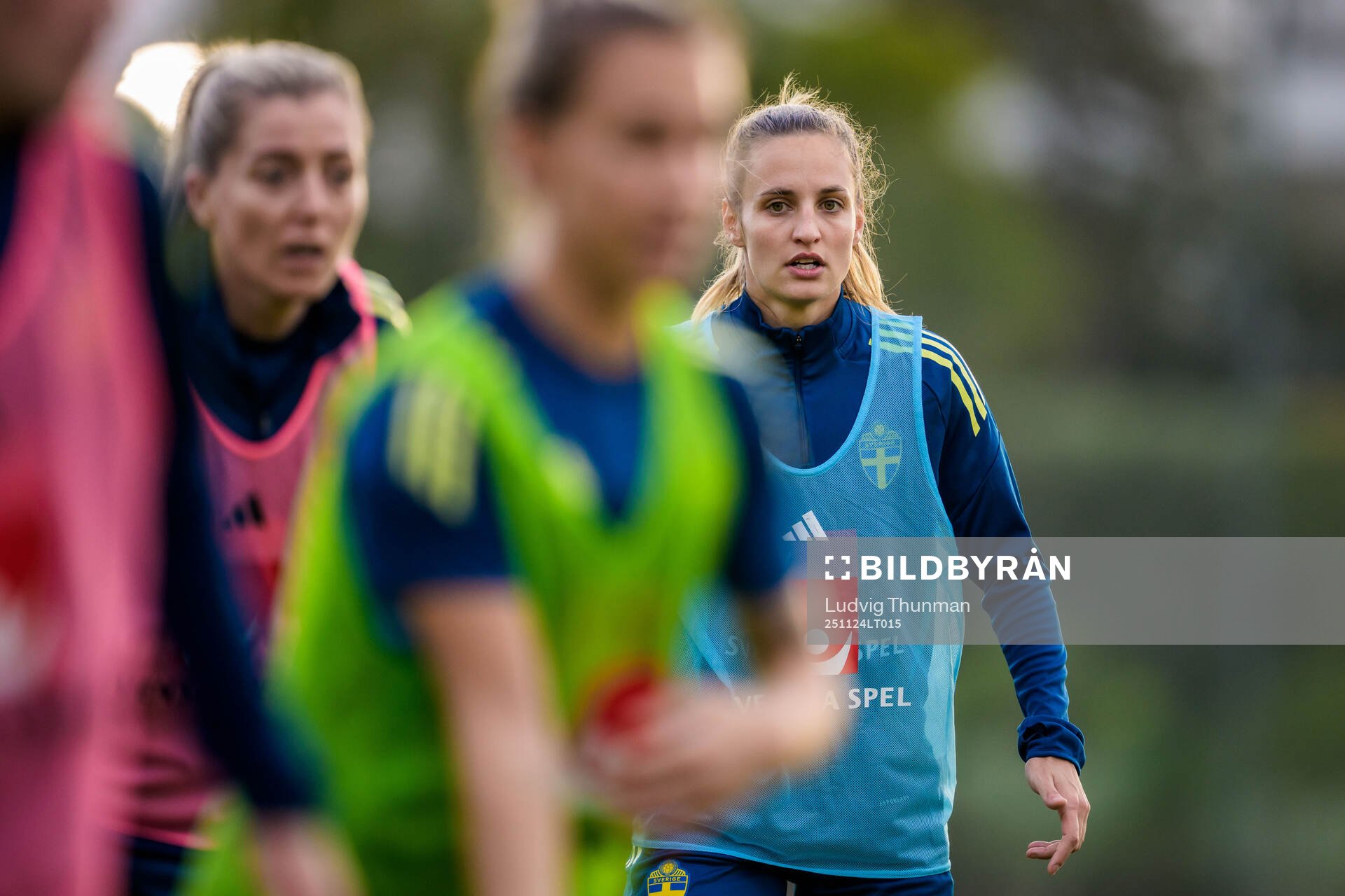 Nathalie Björn of the women's national football team of