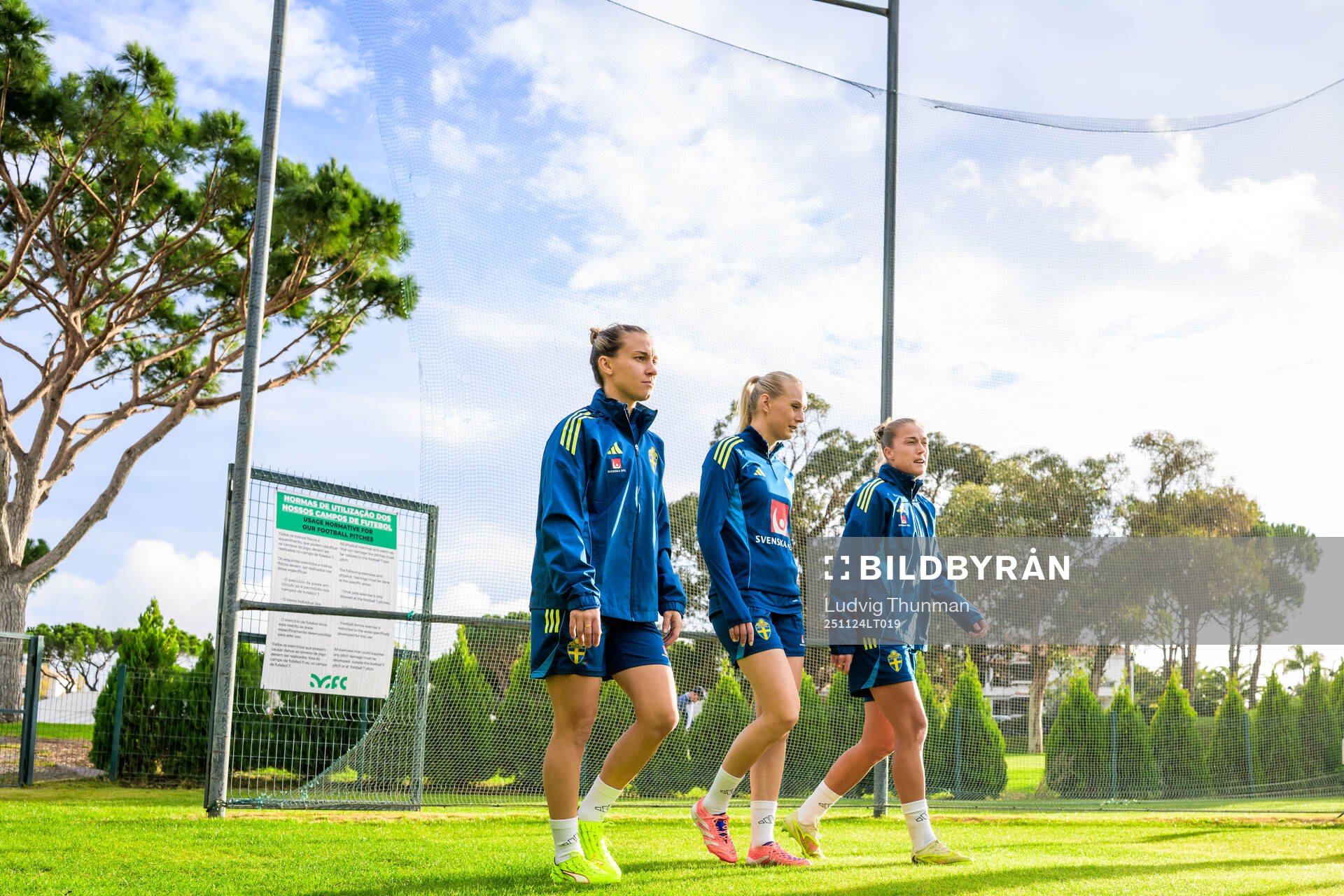 Julia Zigiotti Olme, Stina Blackstenius and Filippa