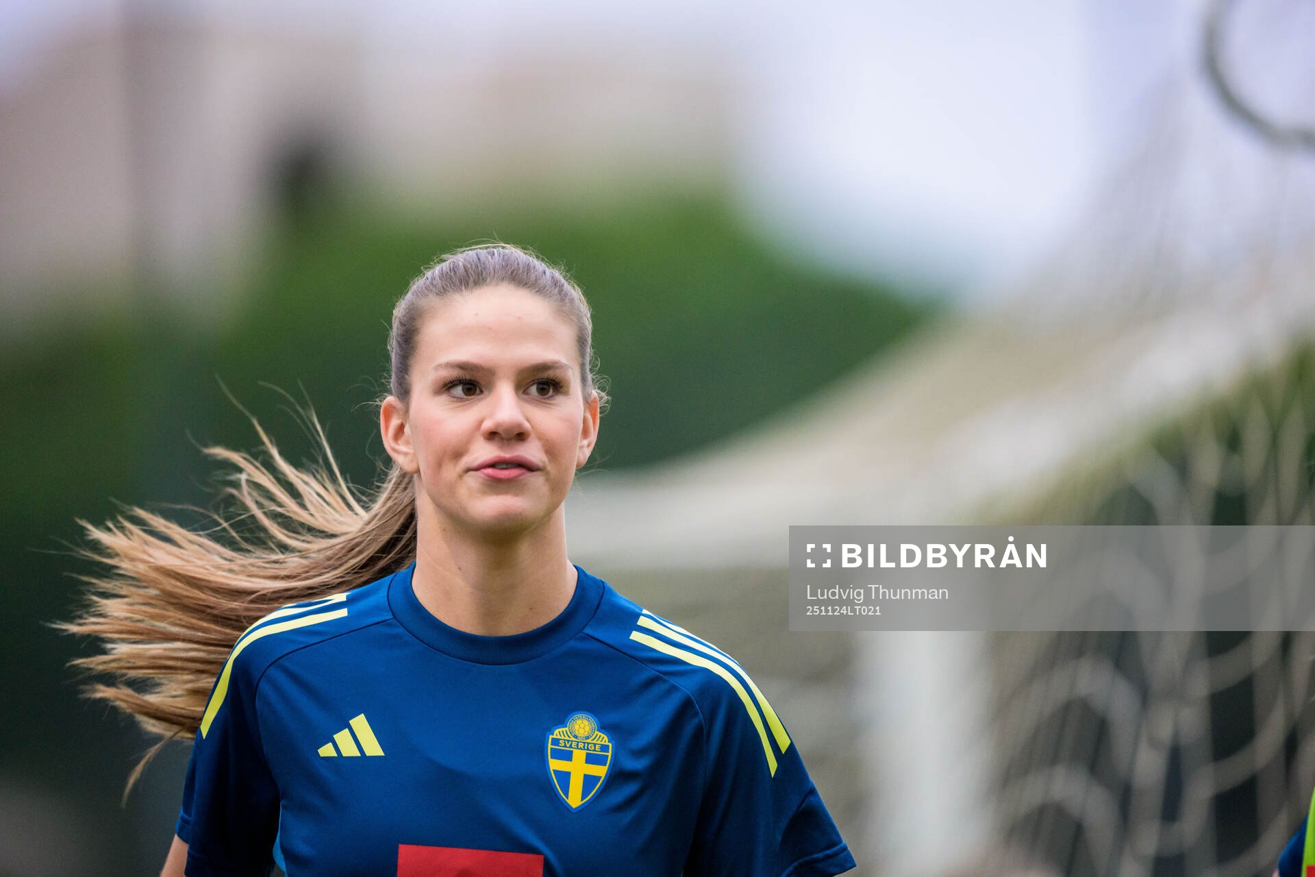 Bella Andersson of the women's national football team of