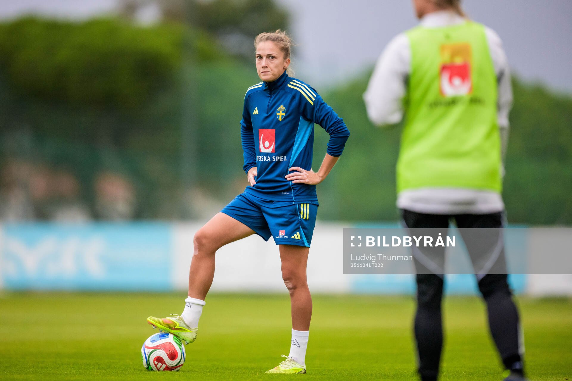 Filippa Angeldahl of the women's national football team of