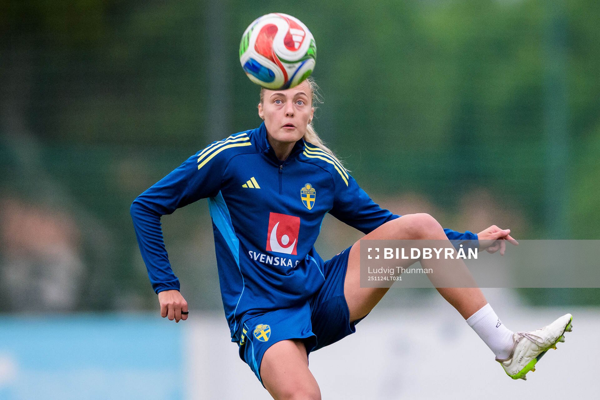 Elma Junttila Nelhage of the women's national football team