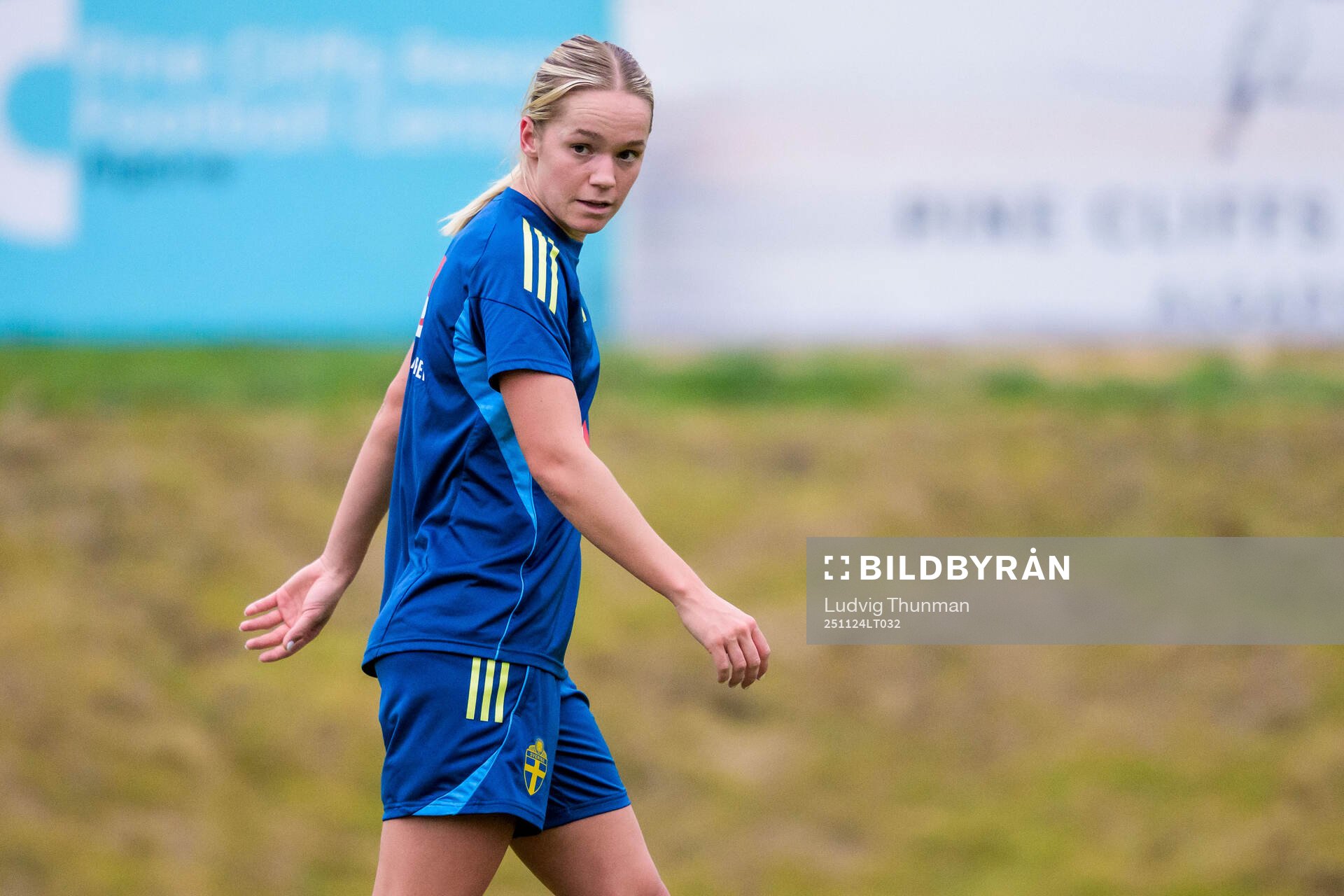 Hanna Lundkvist of the women's national football team of