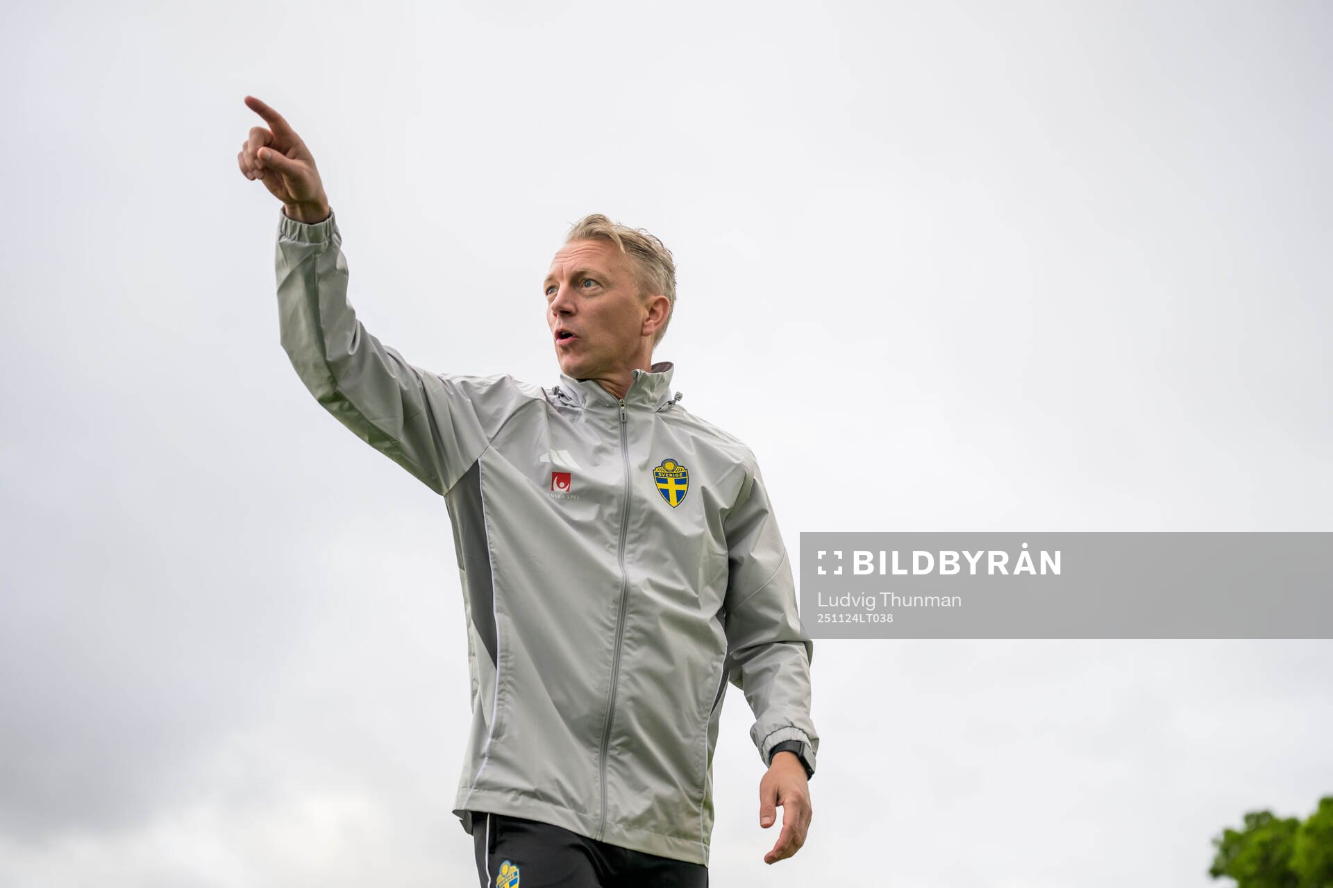 Assistant coach Niklas Egnell of the women's national