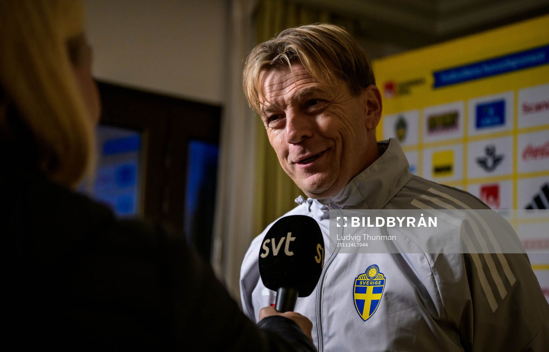 Head coach Tony Gustavsson of the women’s national