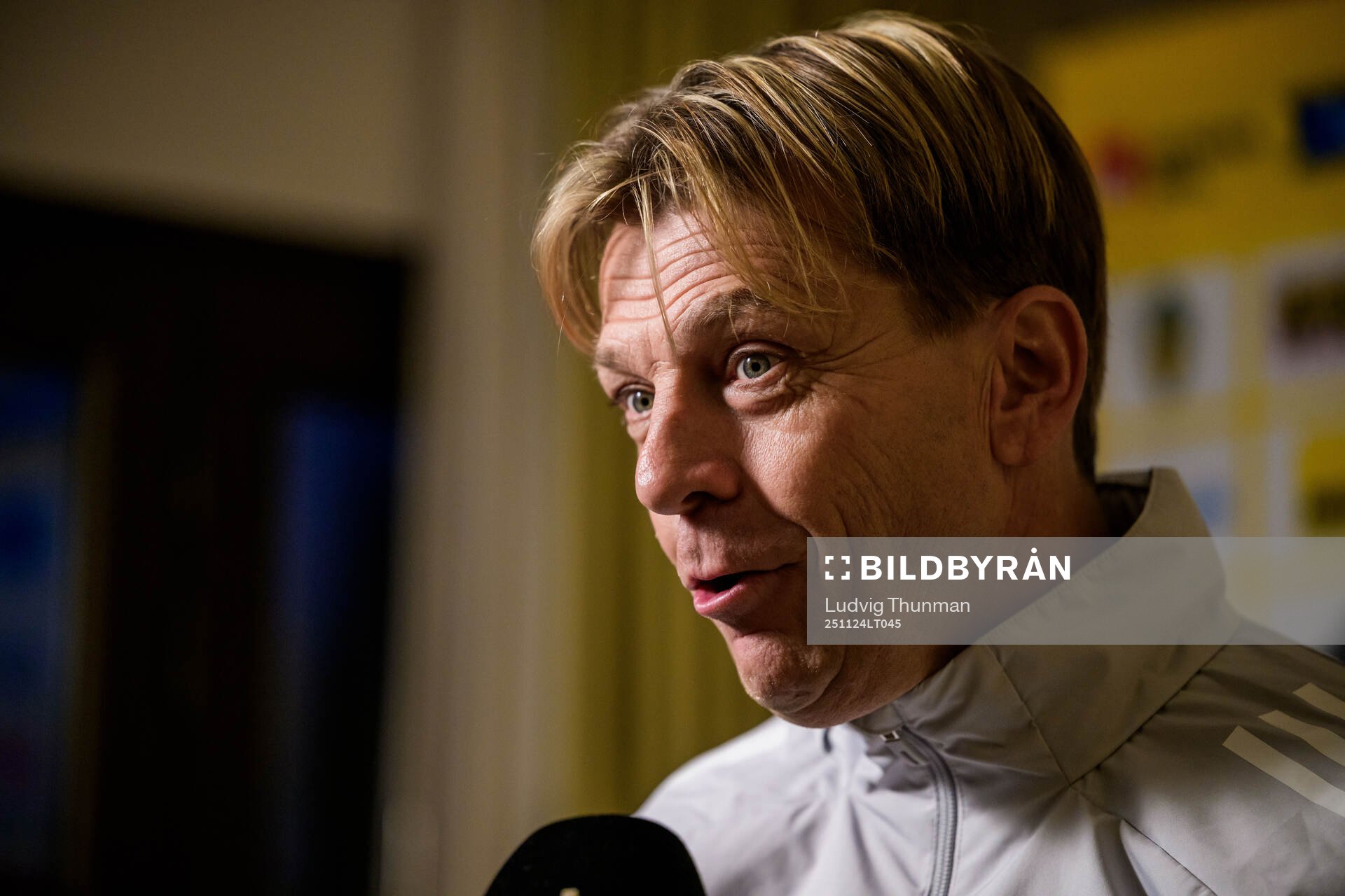 Head coach Tony Gustavsson of the women’s national
