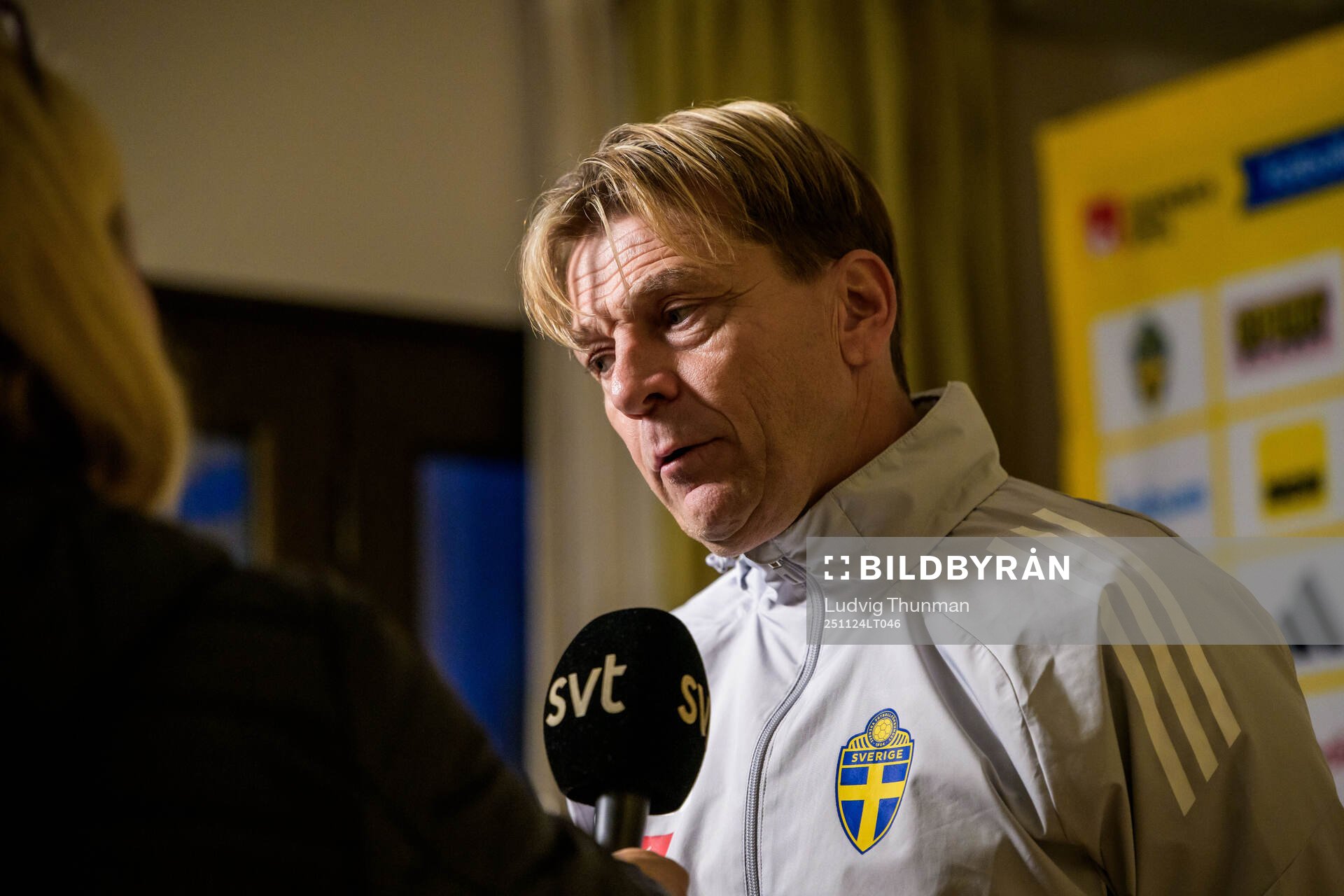 Head coach Tony Gustavsson of the women’s national