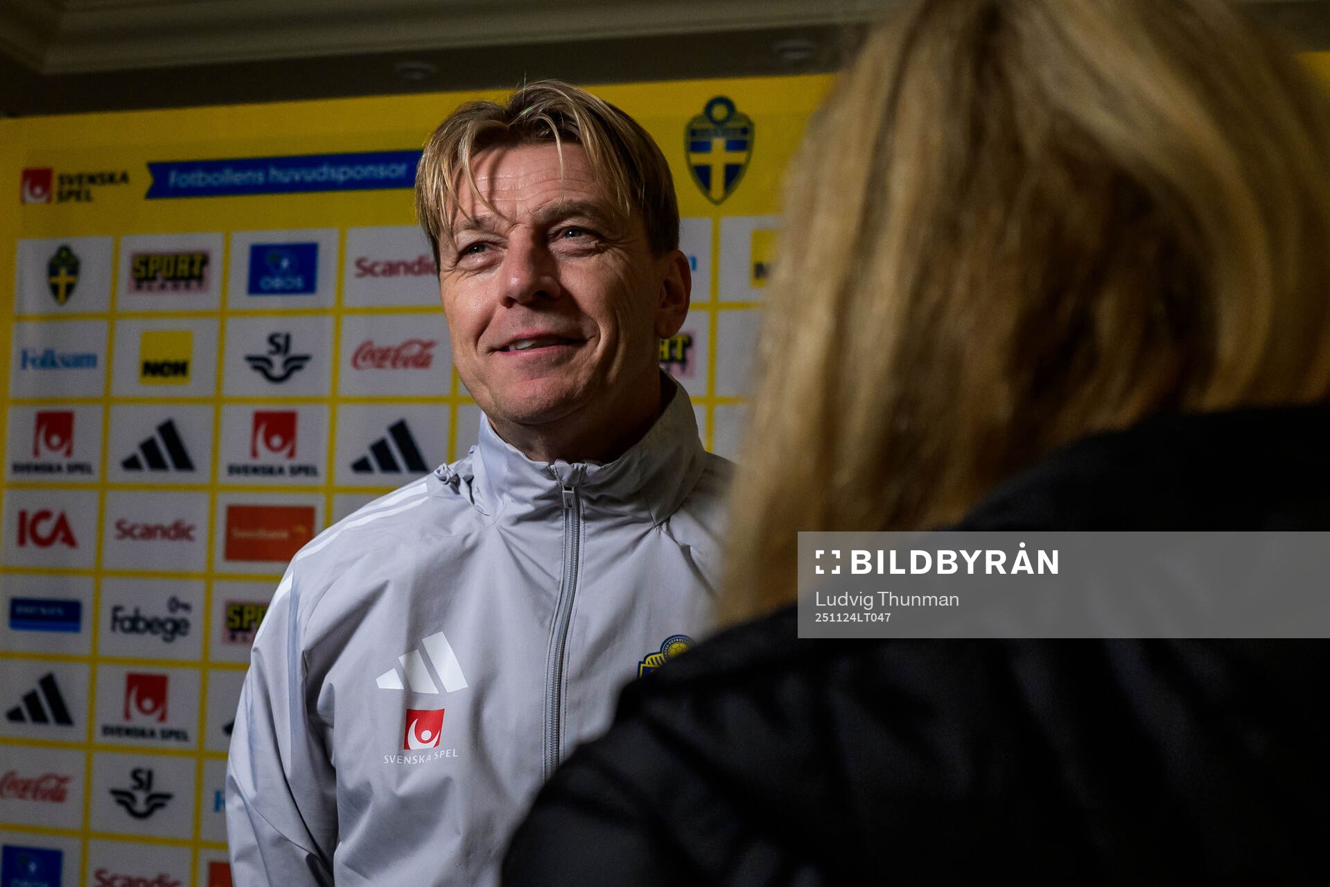 Head coach Tony Gustavsson of the women’s national