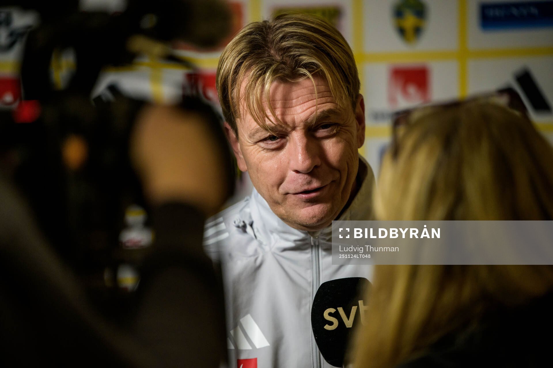 Head coach Tony Gustavsson of the women’s national