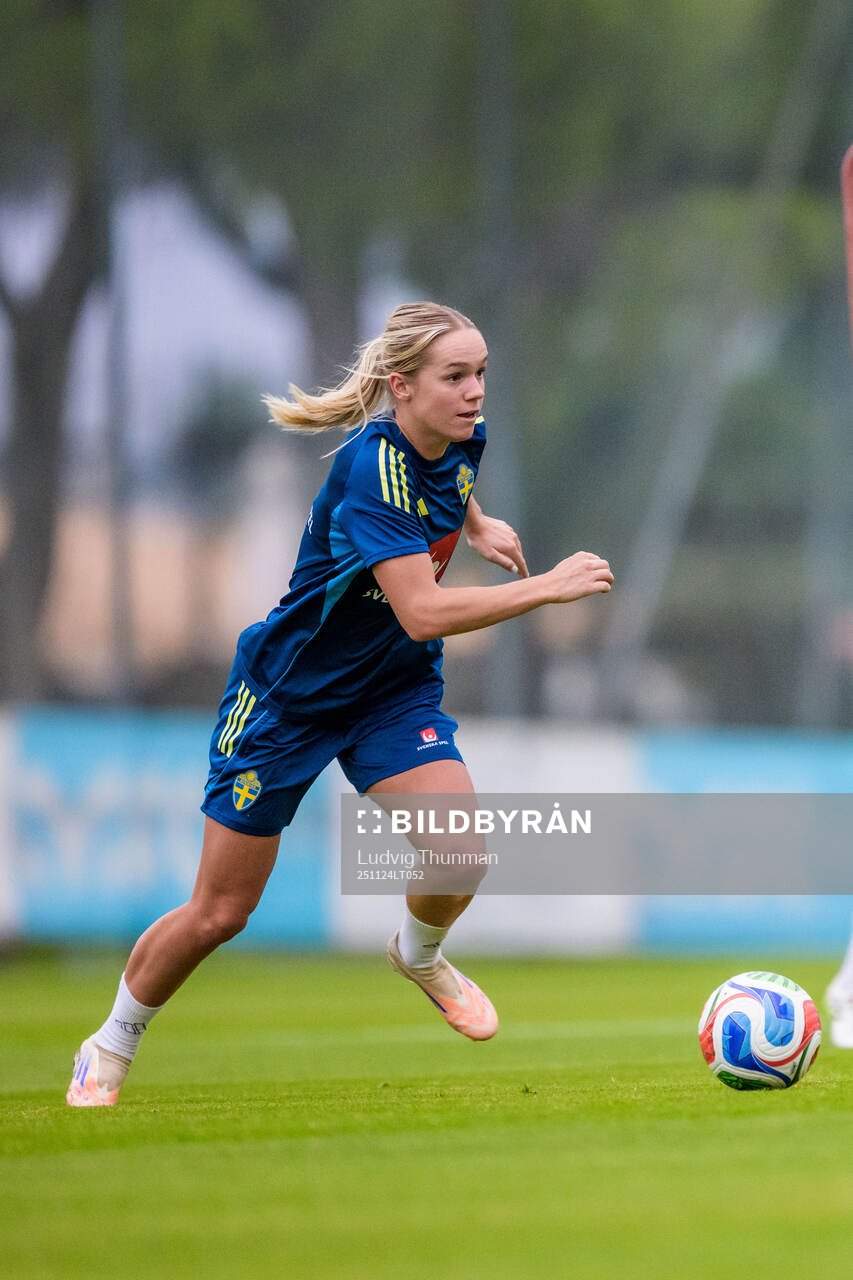 Hanna Lundkvist of the women's national football team of