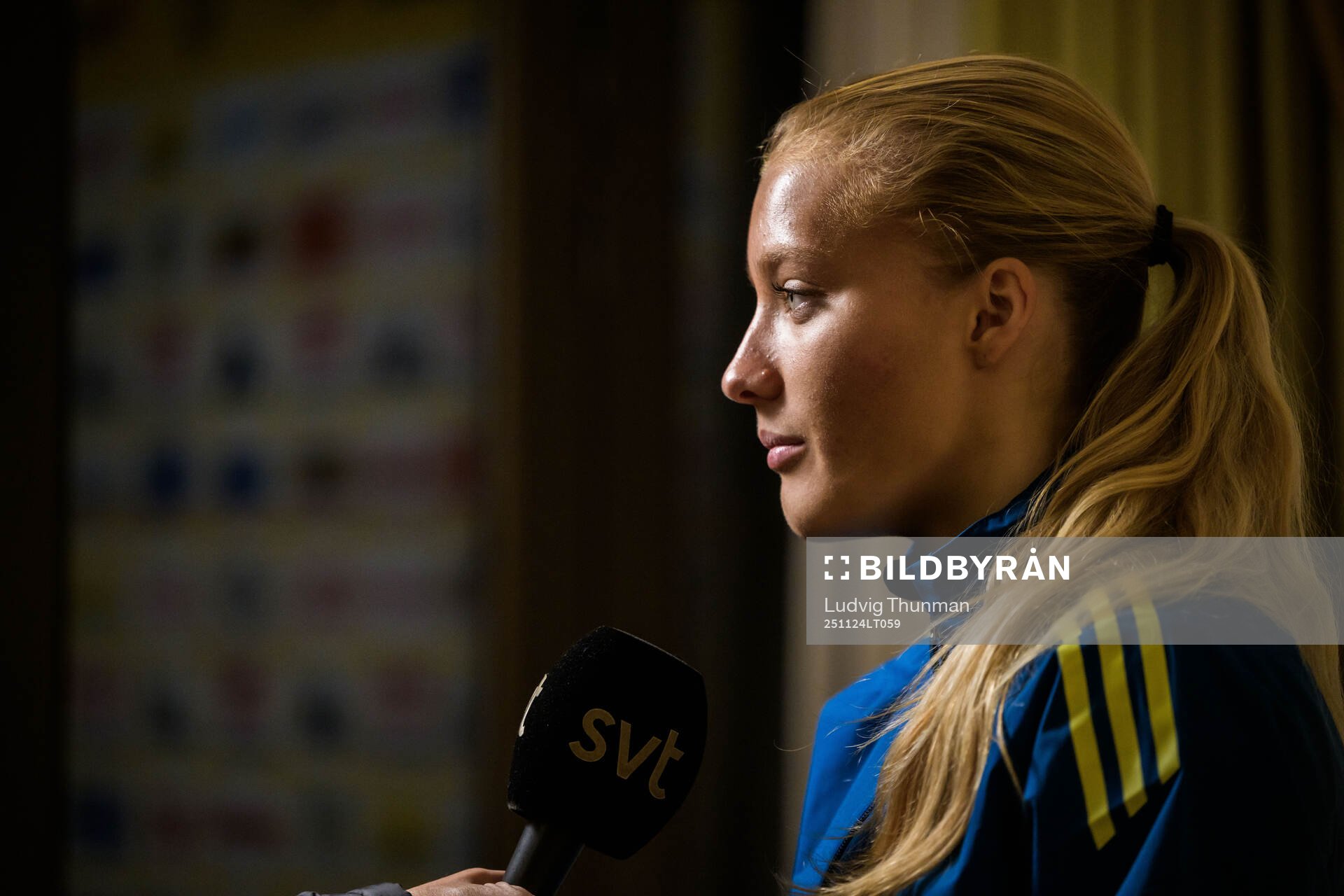 Smilla Holmberg of the women's national football team of